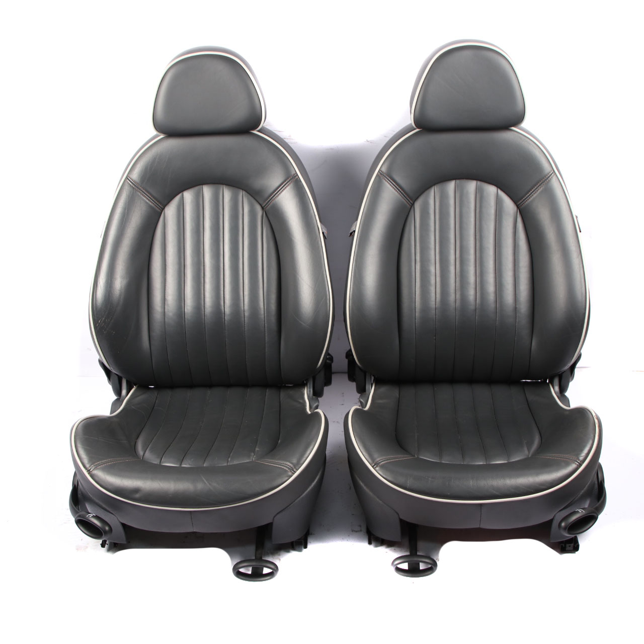 Leather Seats Mini R52 Sport English Side Walk Panther Black Front Rear Seat