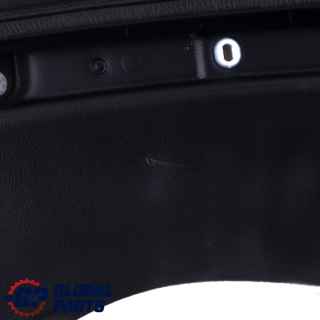 BMW 3 E93 Cabrio Rear Right O/S Lateral Trim Panel Lining Black Leather Dakota