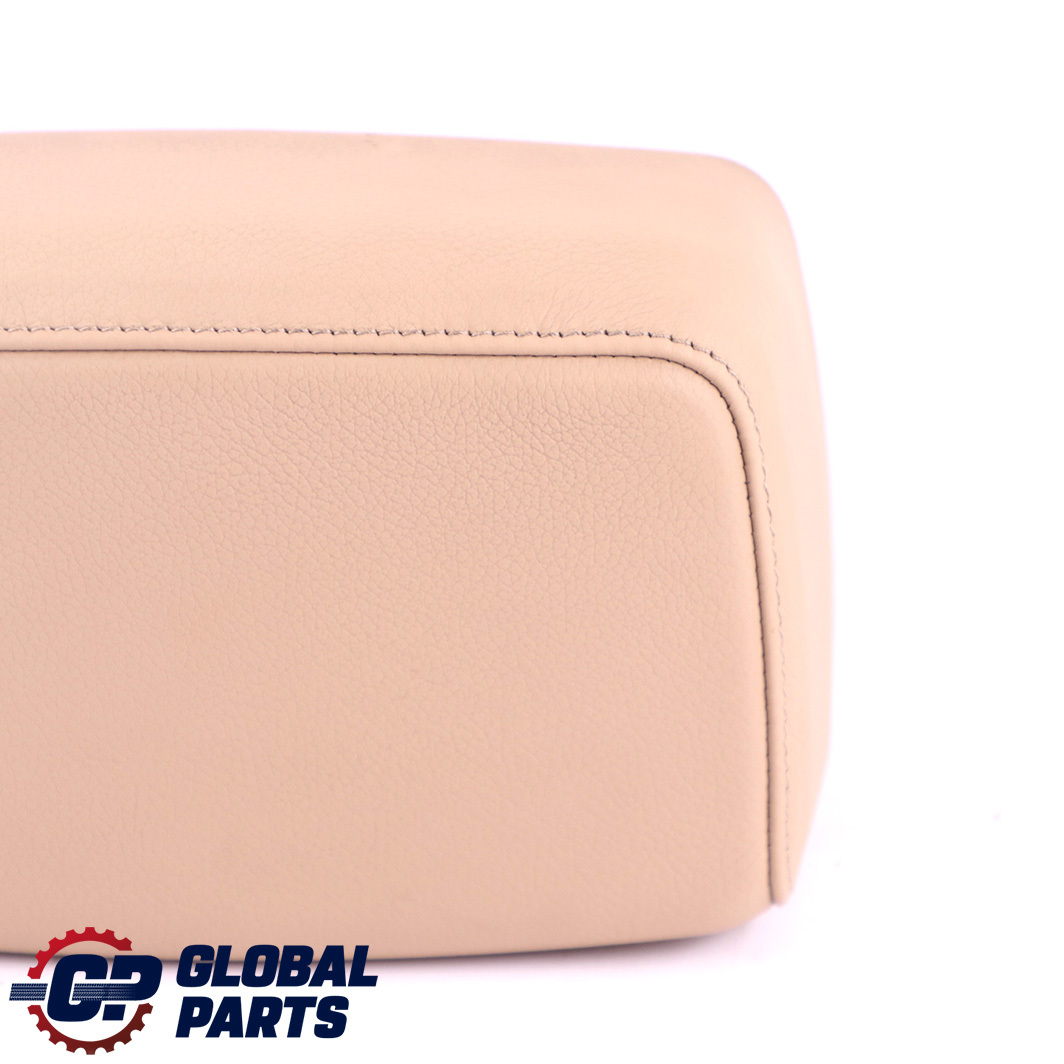 BMW X5 X6 E70 E71 Front Sport Seat Headrest Leather Cover Beige 7219527