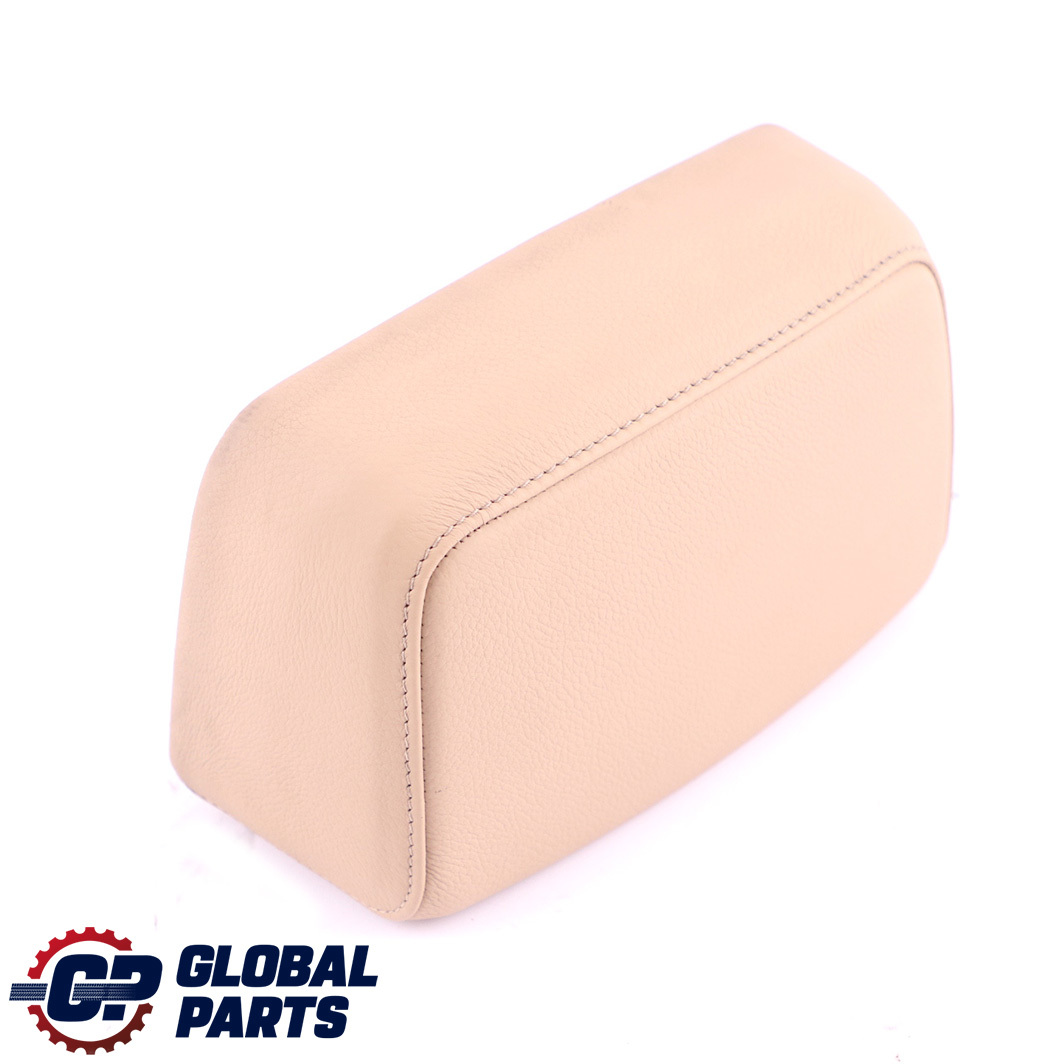 BMW X5 X6 E70 E71 Front Sport Seat Headrest Leather Cover Beige 7219527