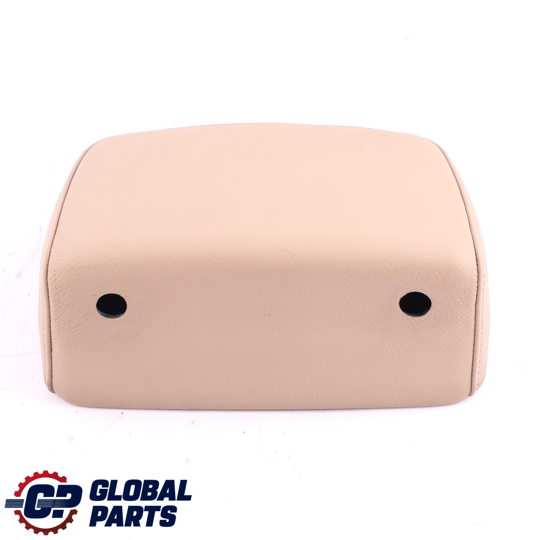 BMW X5 X6 E70 E71 Front Sport Seat Headrest Leather Cover Beige 7219527