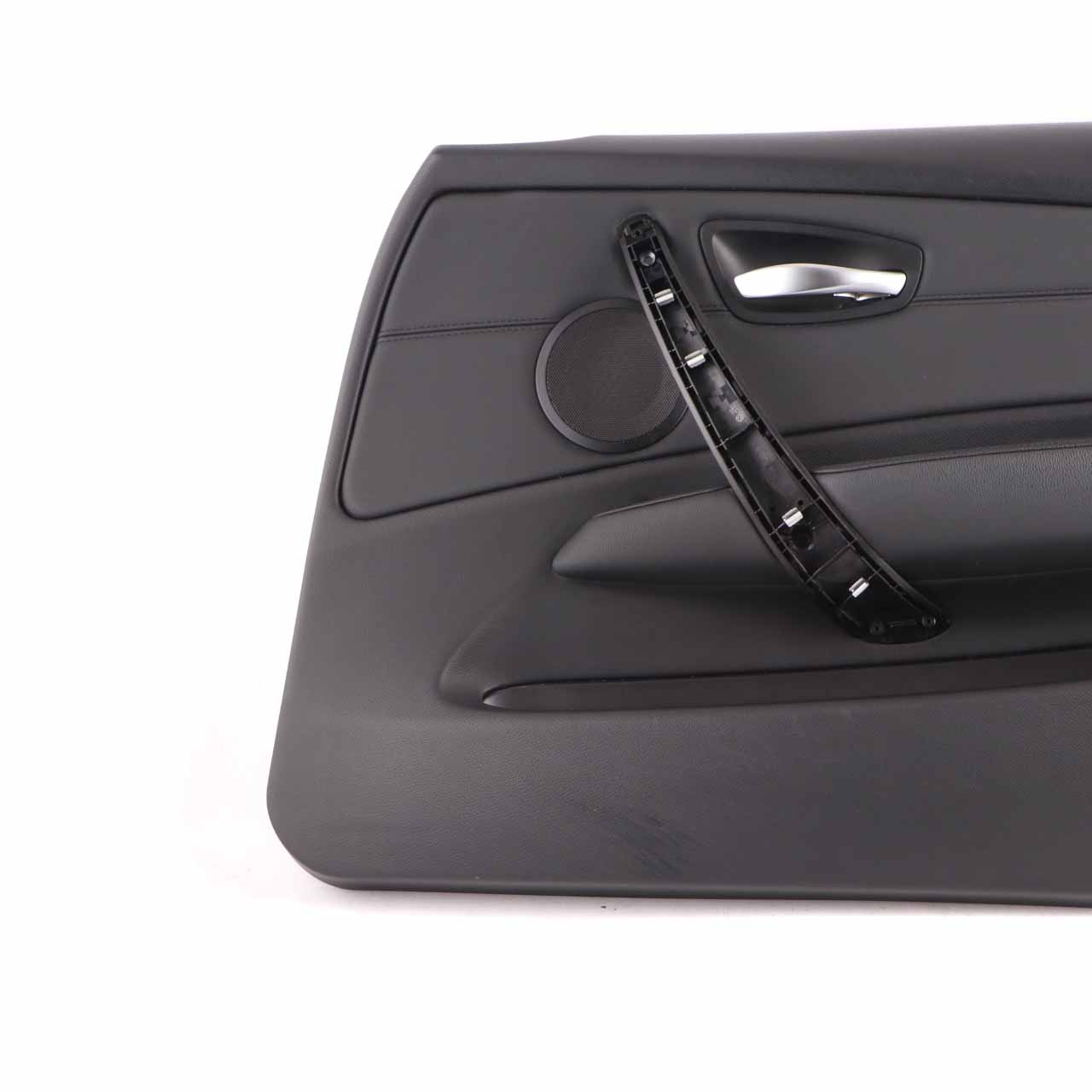 BMW E87 LCI Door Card Front Right O/S Door Lining Panel Leather Boston Black