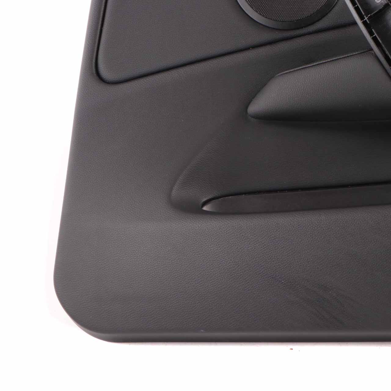 BMW E87 LCI Door Card Front Right O/S Door Lining Panel Leather Boston Black