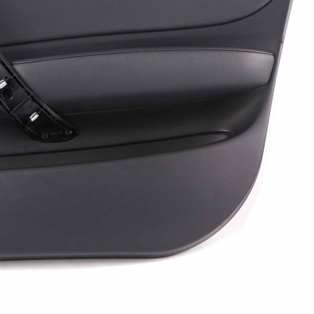 BMW E87 LCI Door Card Front Right O/S Door Lining Panel Leather Boston Black