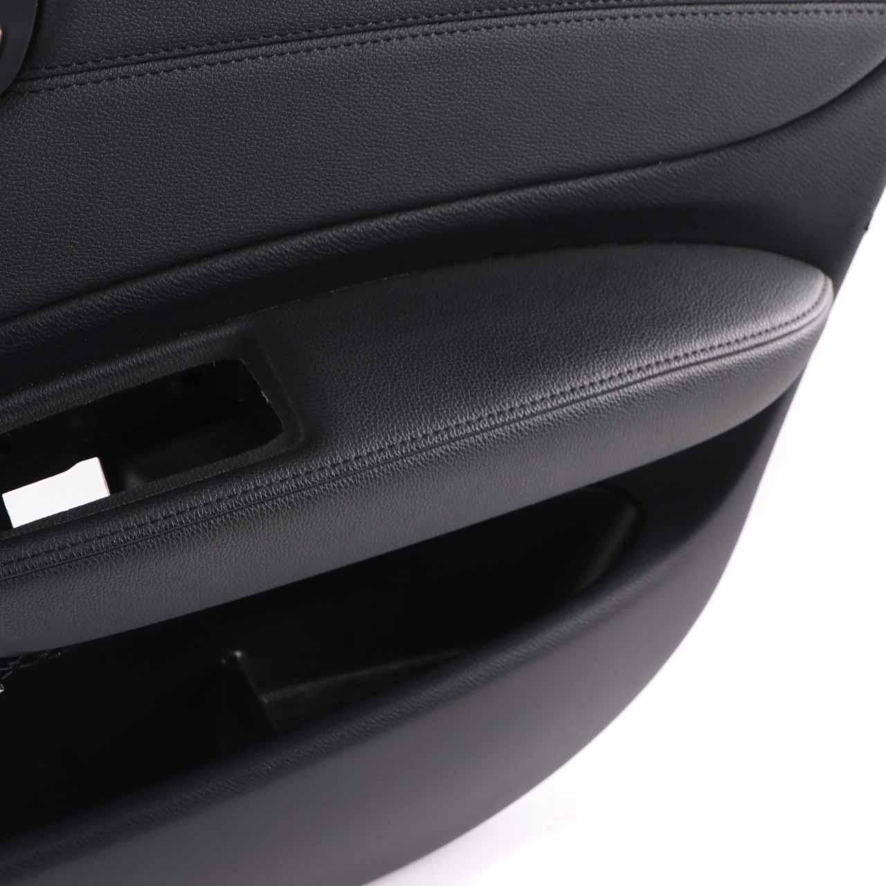 BMW E87 LCI Door Card Front Right O/S Door Lining Panel Leather Boston Black