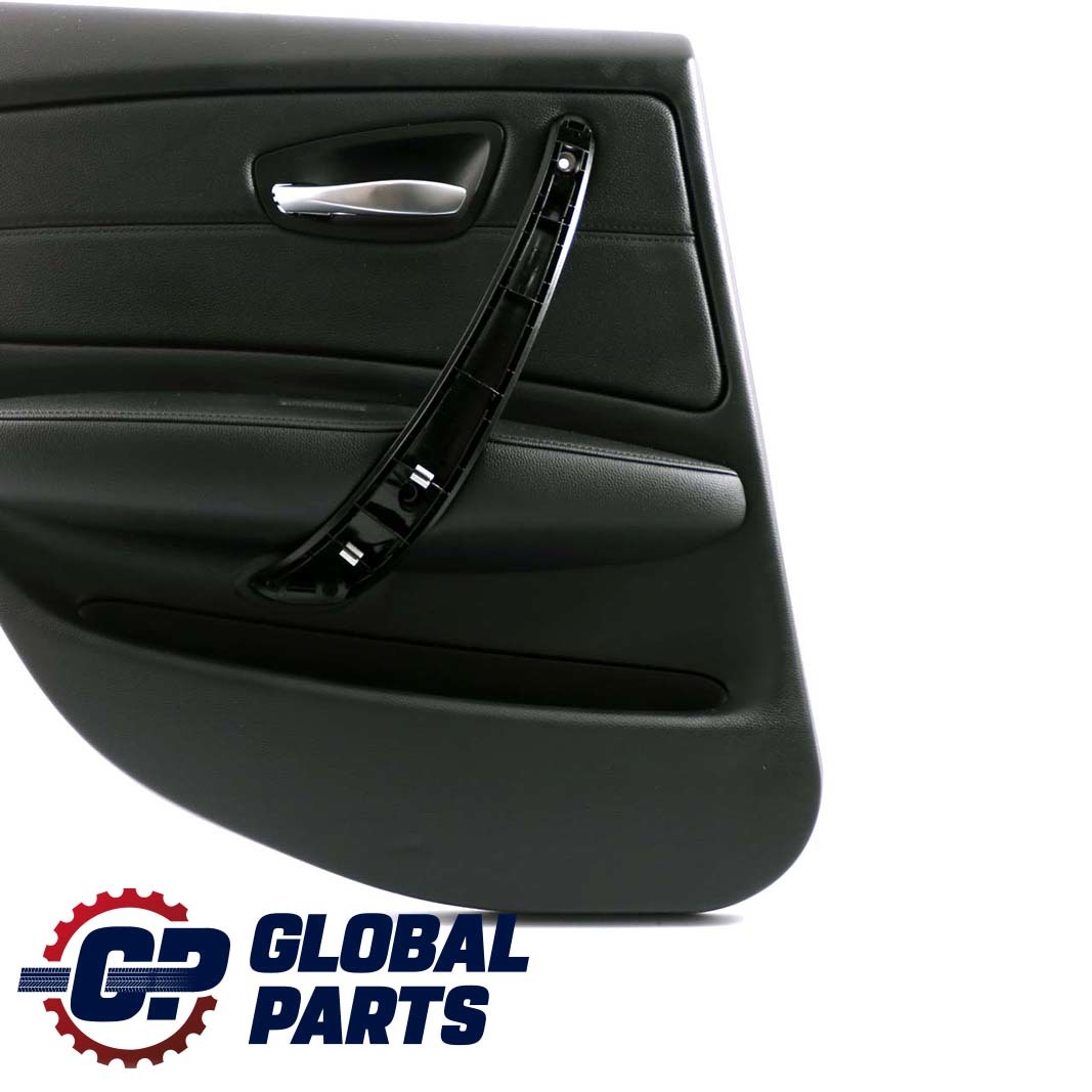 BMW 1 Series E87 LCI Rear Left N/S Door Card Lining Panel Leather Boston Black