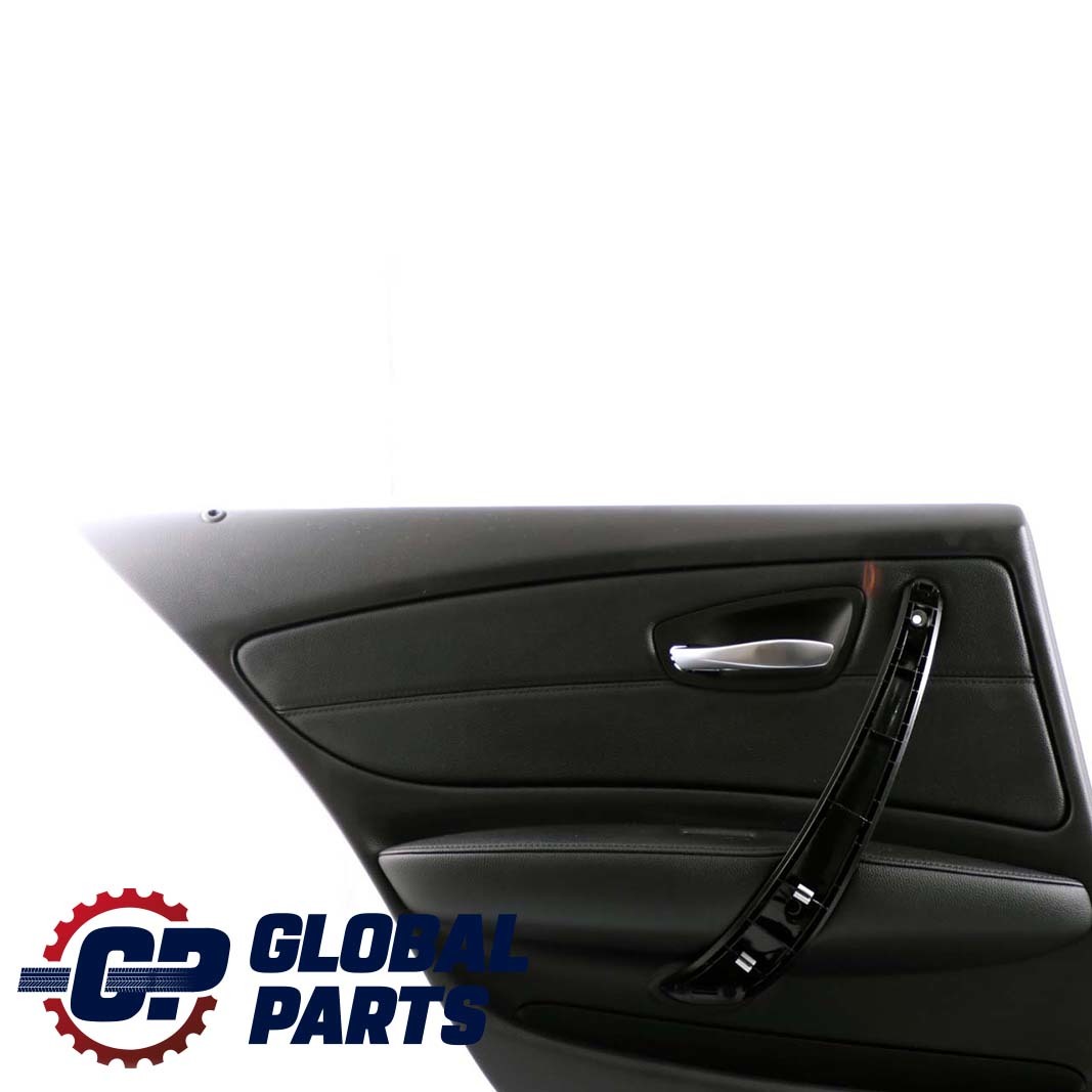 BMW 1 Series E87 LCI Rear Left N/S Door Card Lining Panel Leather Boston Black