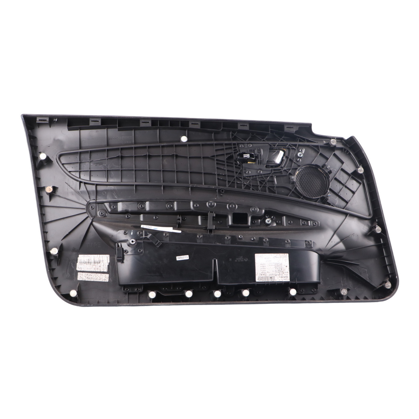 BMW E81 E82 Front Right O/S Door Lining Card Black Leather 7224362