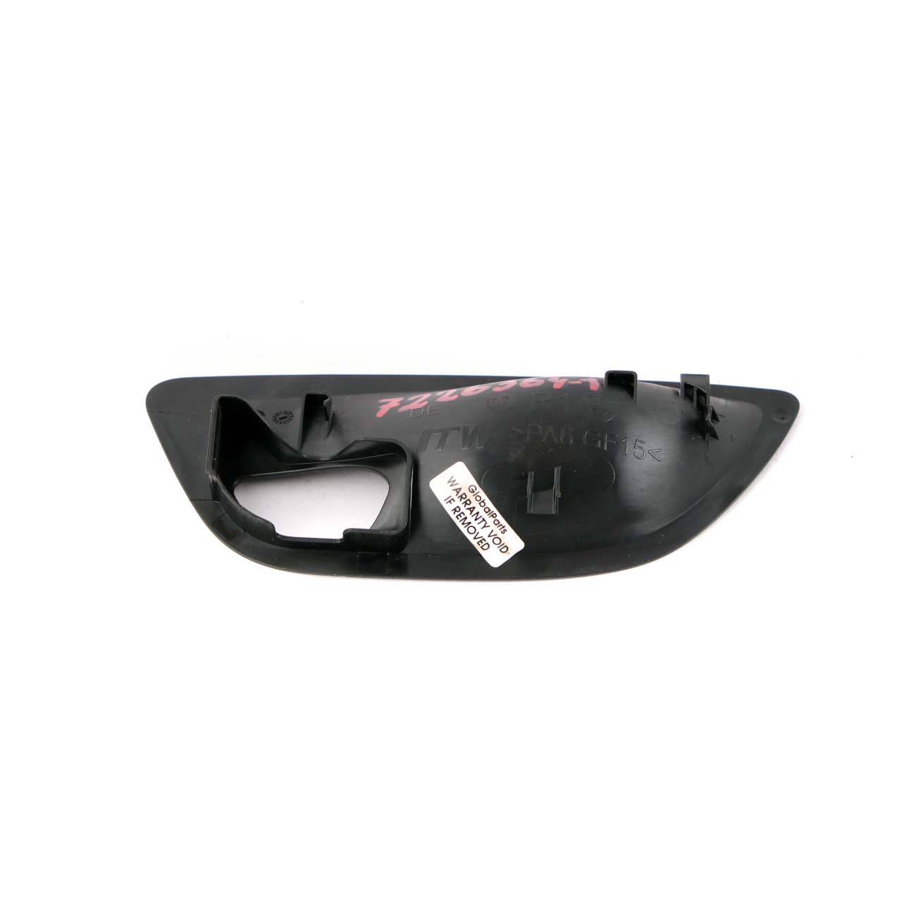 BMW 5 Series F10 F11 Inside Right O/S Door Opener Handle Cover Trim Black 