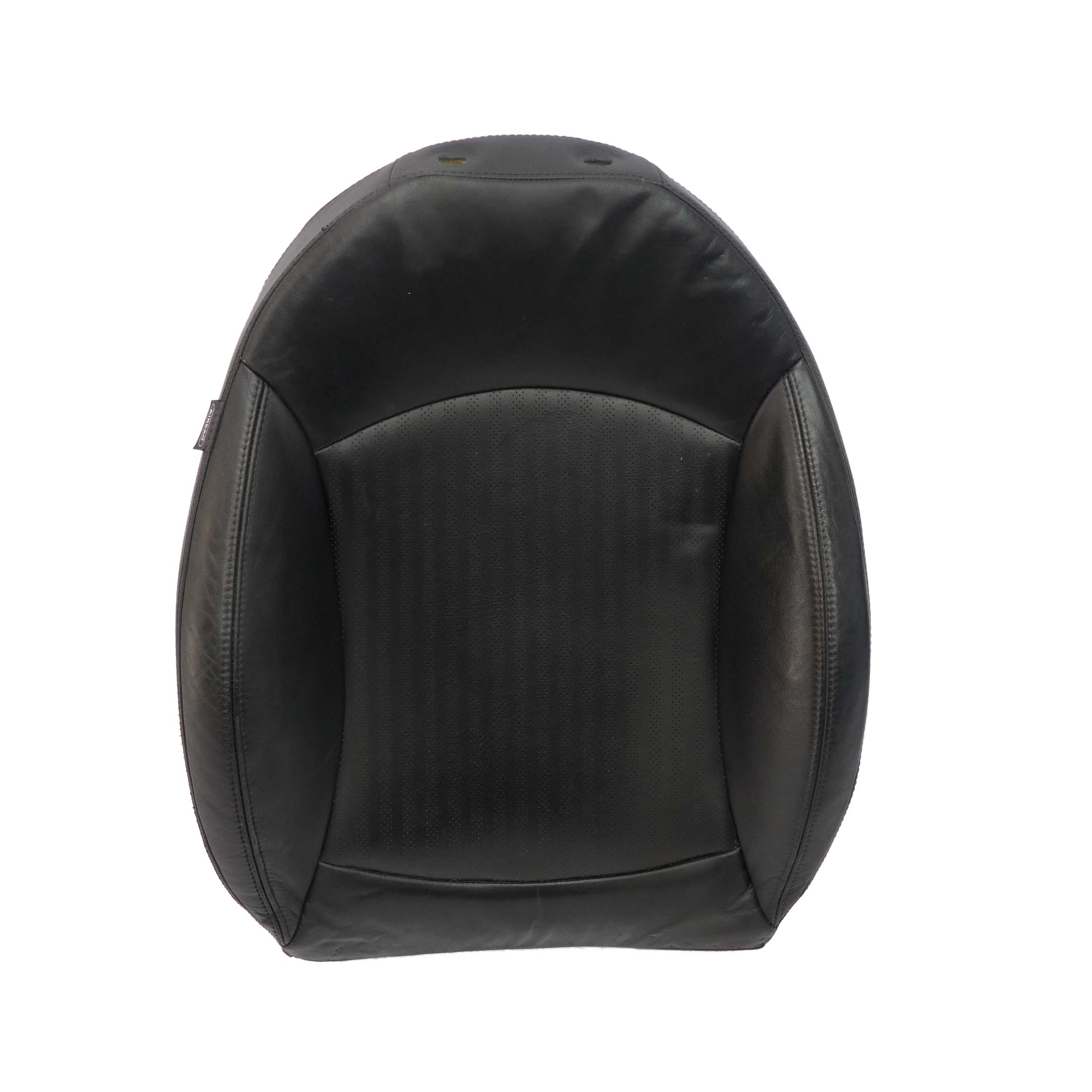 Mini R56 Seat Backrest Front Right O/S Sport Black Leather Punch R55 R57