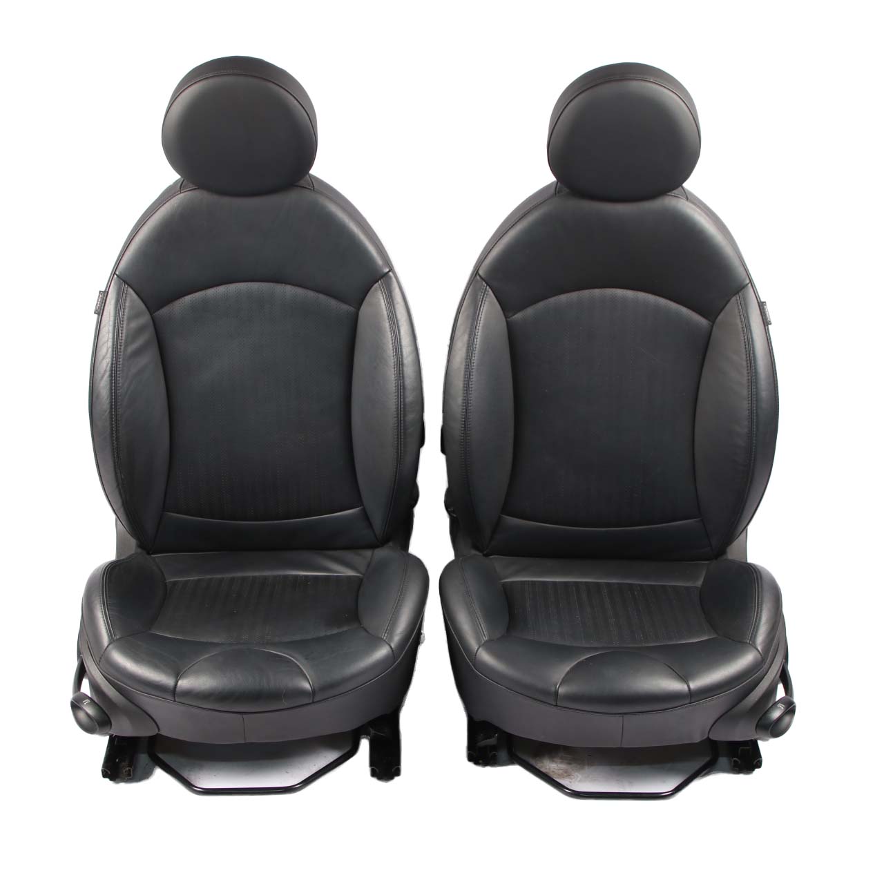 Seats Leather Mini R56 Cooper One Sport Full Black Set Seat Front Rear