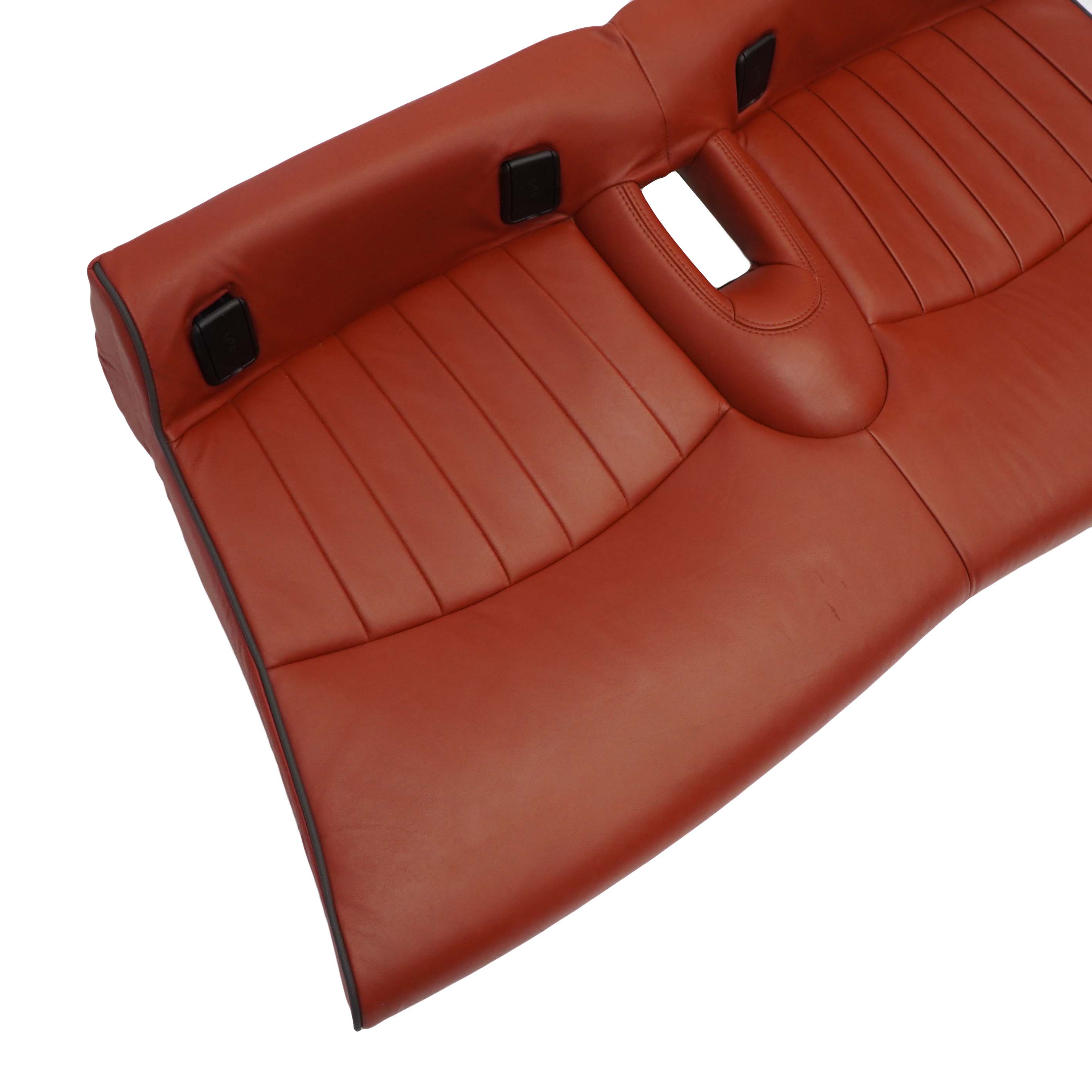 Mini Cooper R56 R57 Rear Seat Bench Sofa Couch Leather Lounge Redwood Red