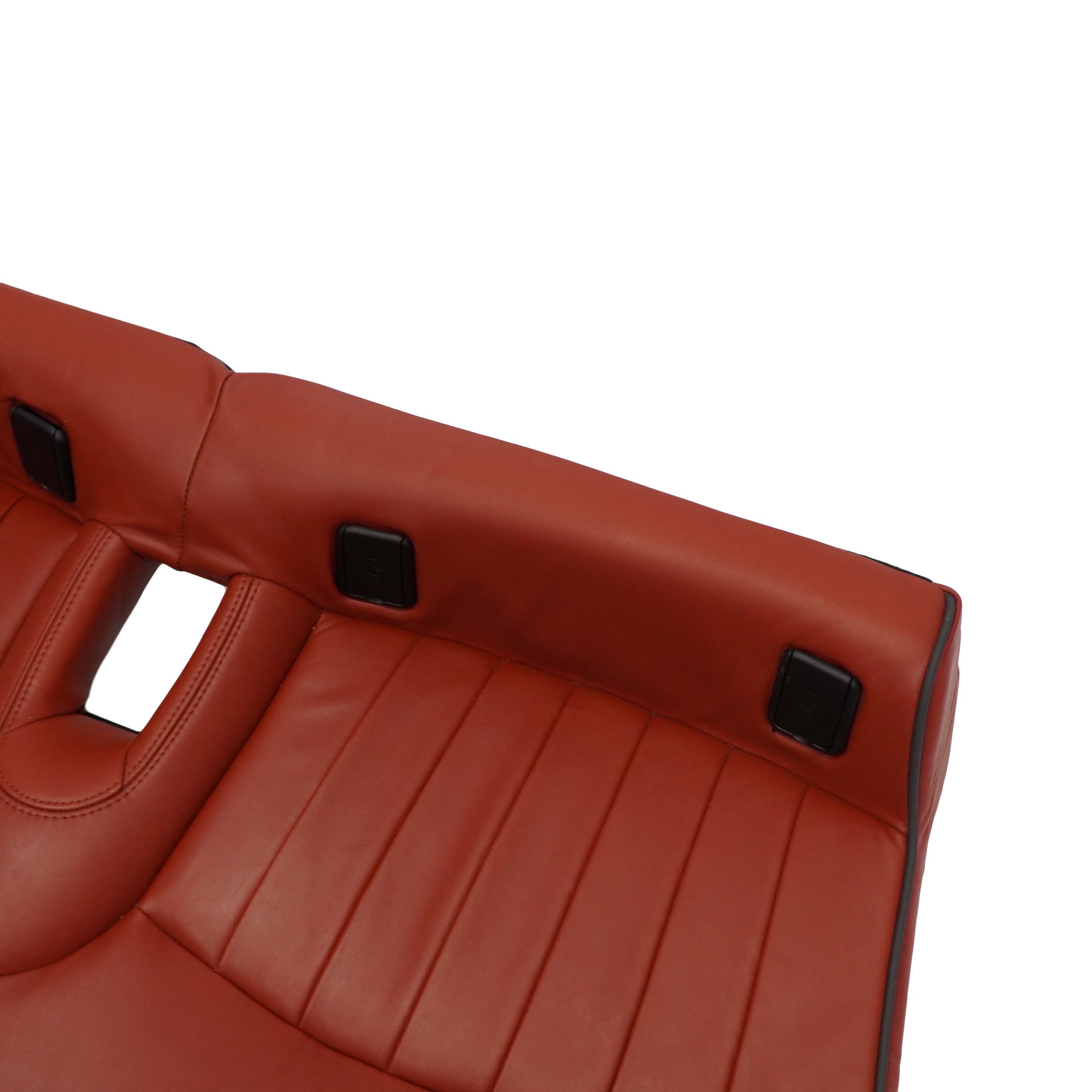 Mini Cooper R56 R57 Rear Seat Bench Sofa Couch Leather Lounge Redwood Red