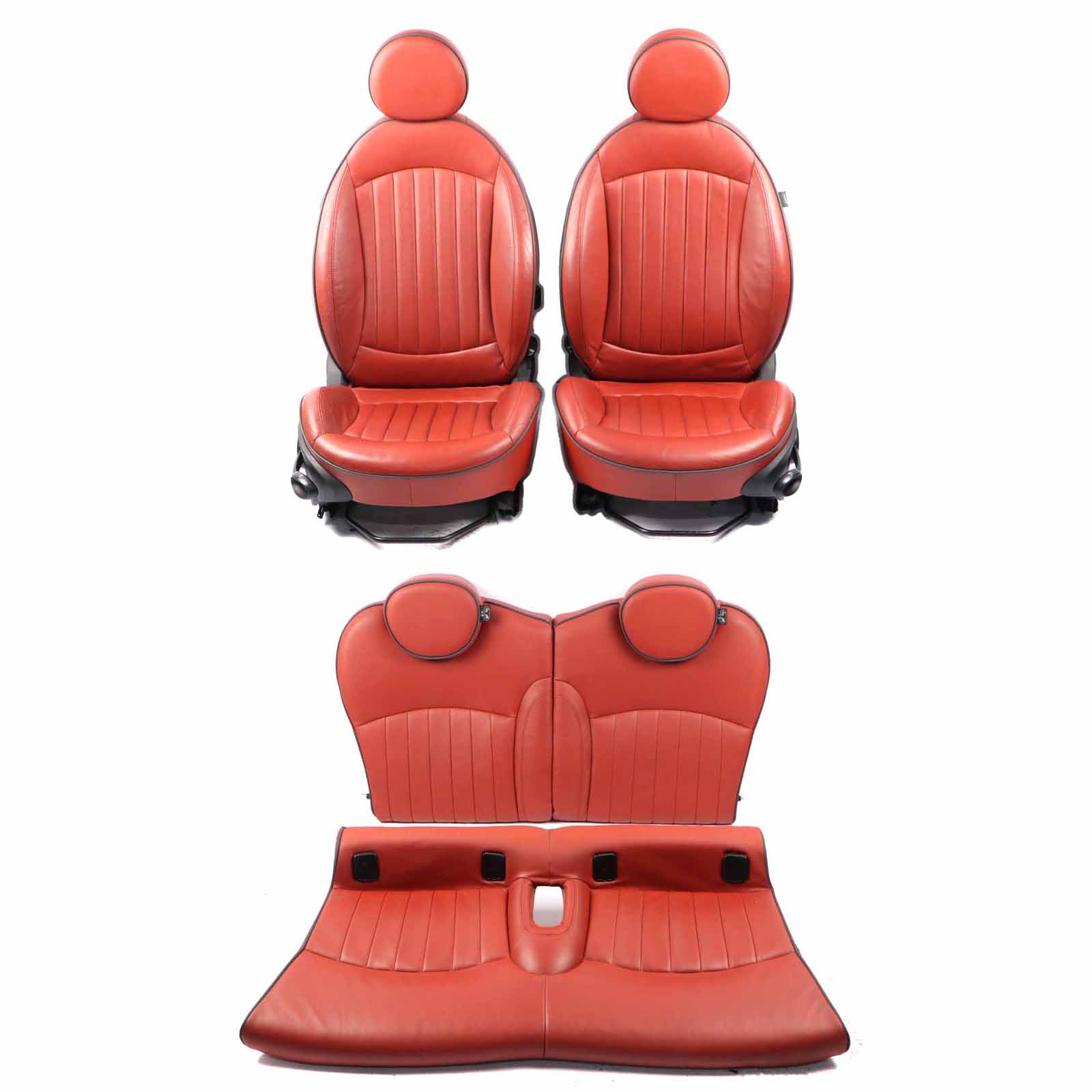 Leather Seats Mini R56 Heated Sport Lounge Redwood Red Interior Front Rear Seat