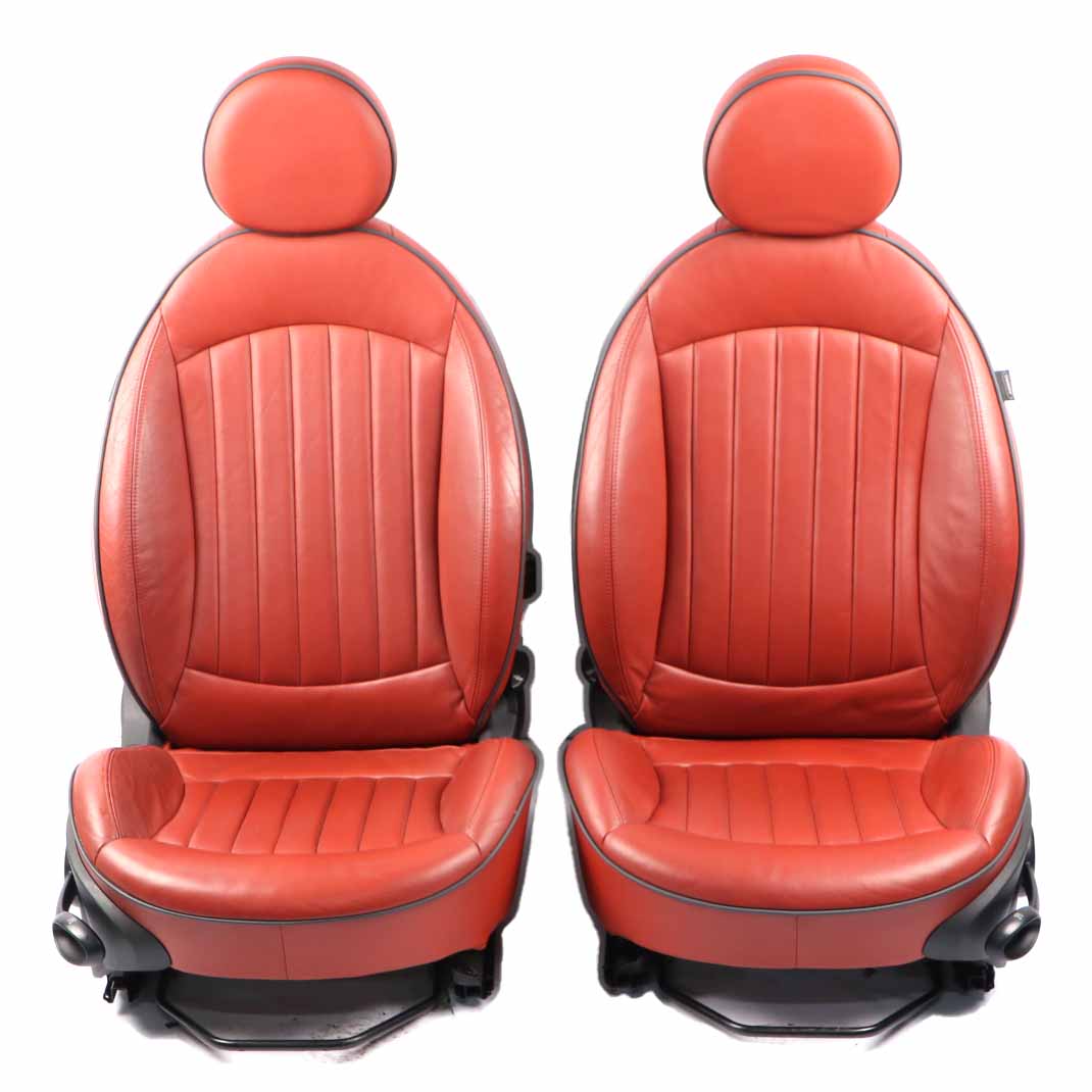 Leather Seats Mini R56 Heated Sport Lounge Redwood Red Interior Front Rear Seat