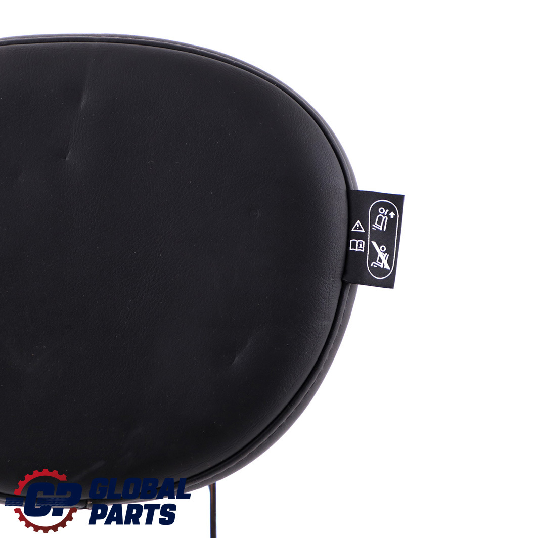 BMW Mini Cooper R55 R56 1 Rear Seat Left Right N/O/S Black Leather Headrest