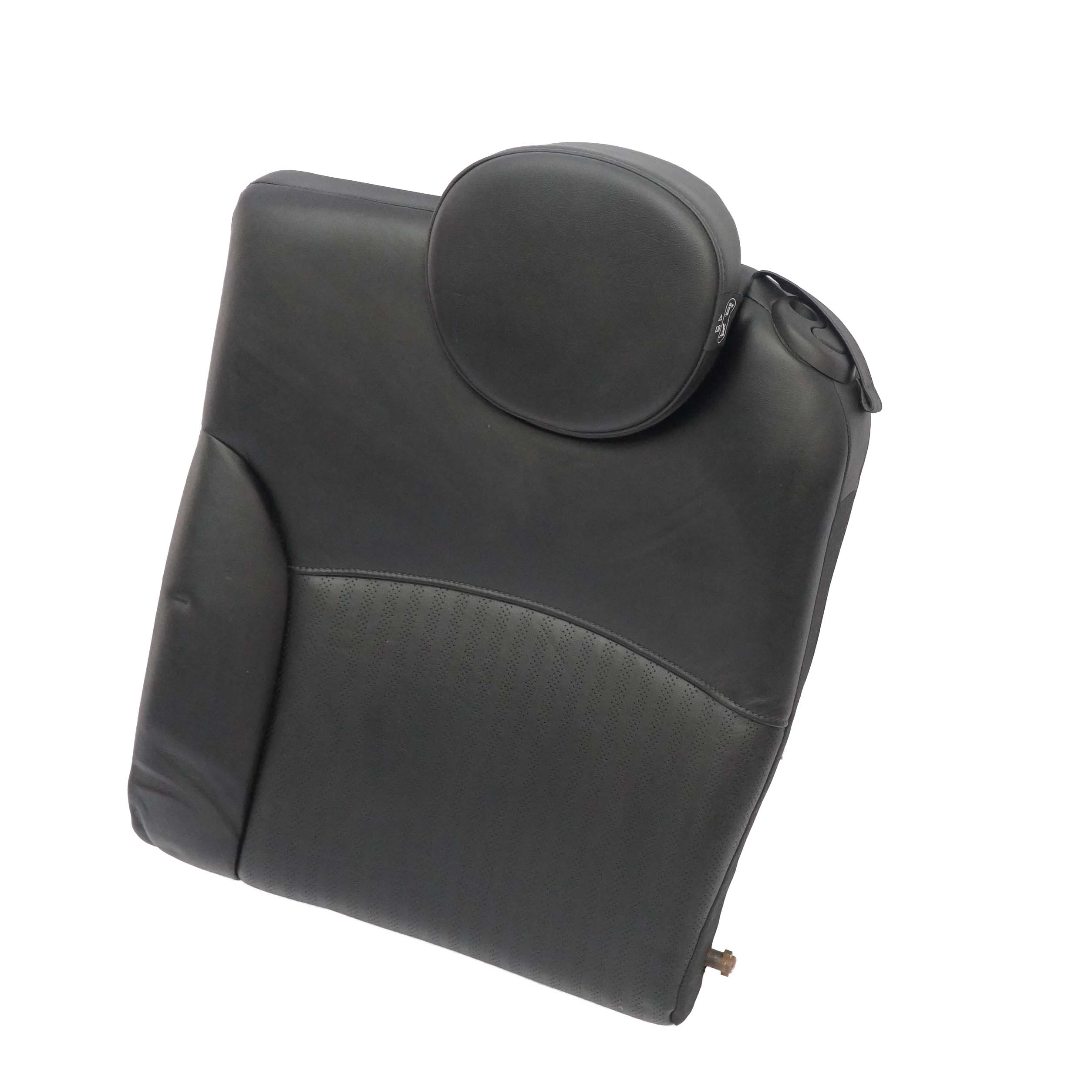 Seat Backrest Mini R57 Cabrio Rear Left N/S Leather Backrest Seat Black