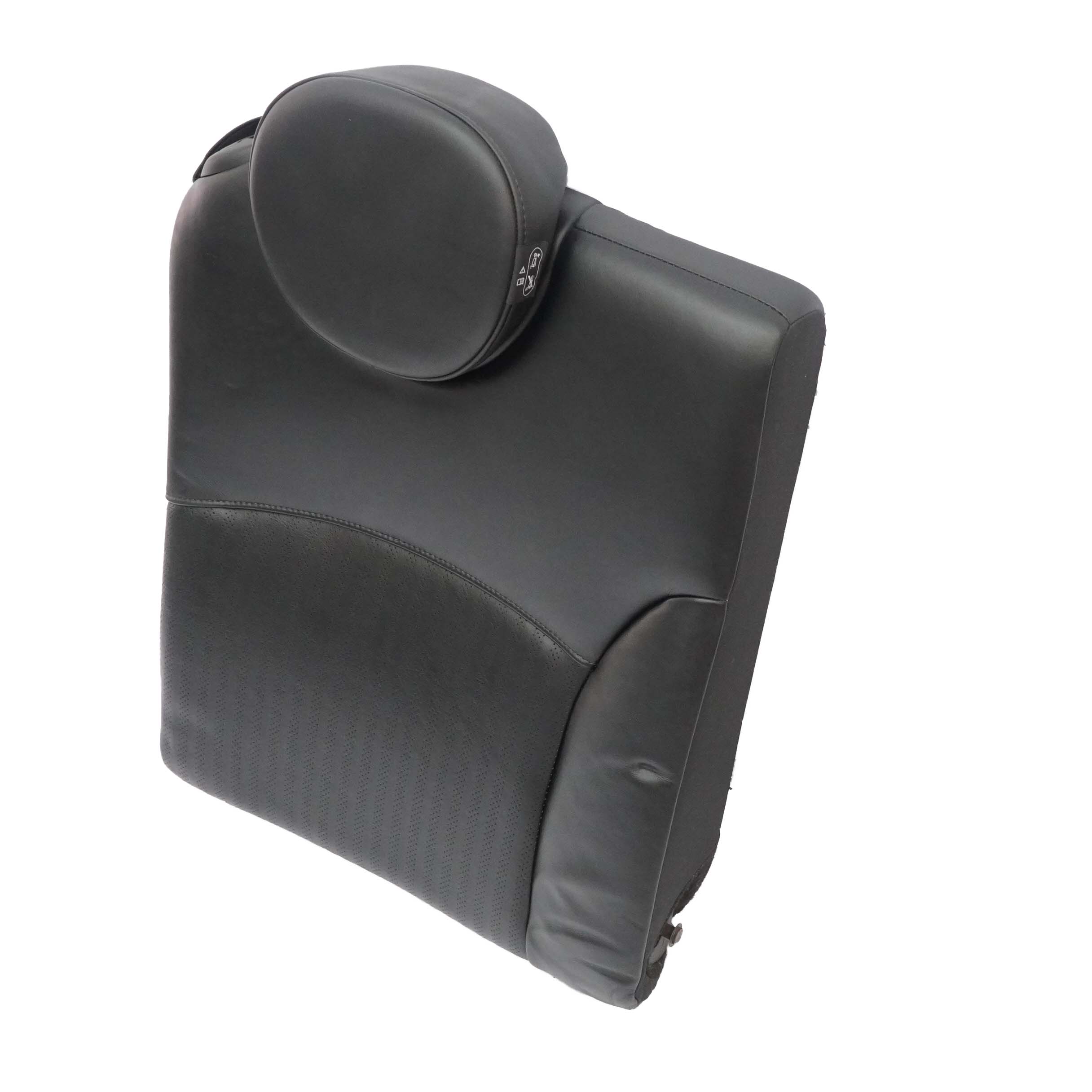 Seat Backrest Mini R57 Cabrio Rear Right O/S Leather Backrest Seat Black