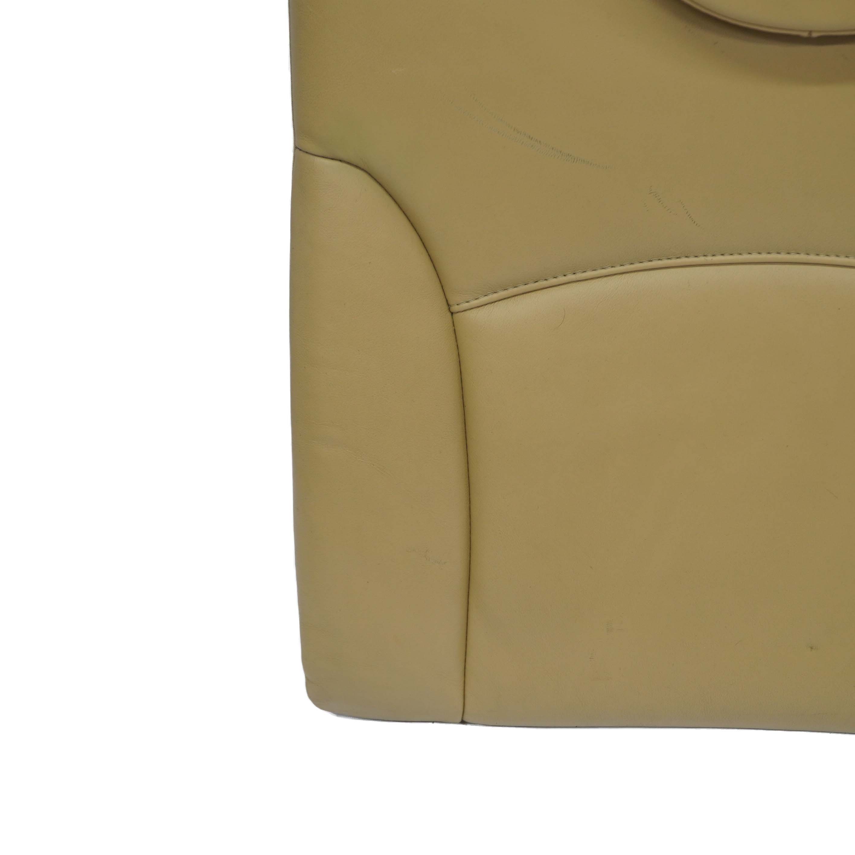 Mini Cooper One R57 Cabrio Rear Left N/S Tuscan Beige Leather Backrest Seat