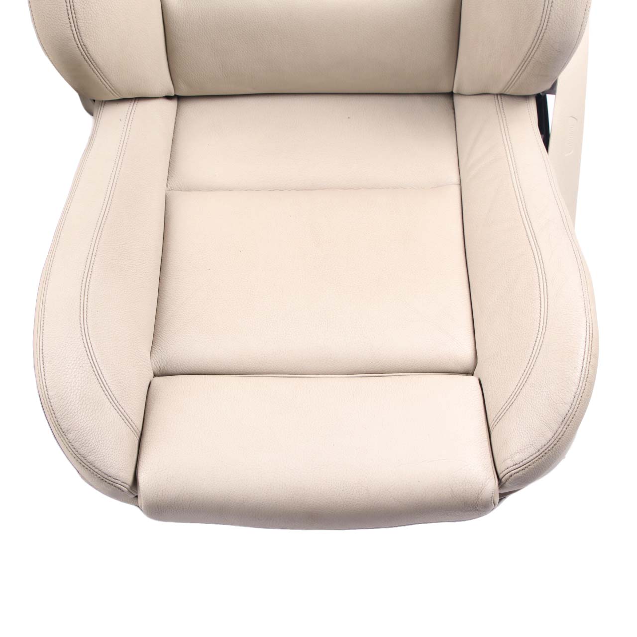 BMW F07 Seats Leather Sport Heated Ivory White Front Rear Seat Set Memory