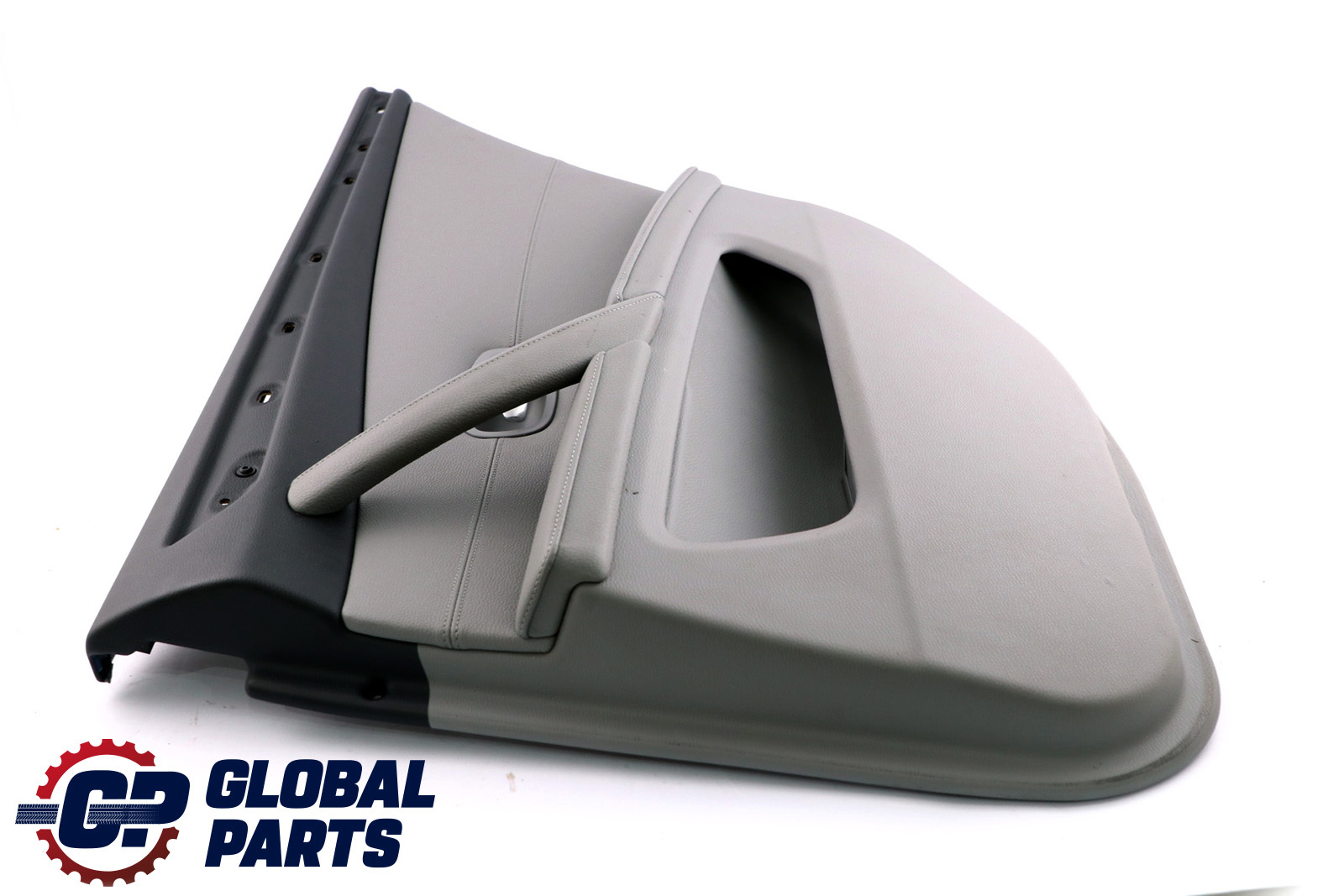 BMW 5 Series E60 E61 LCI Rear Right O/S Door Card Lining Leather Panel Grey