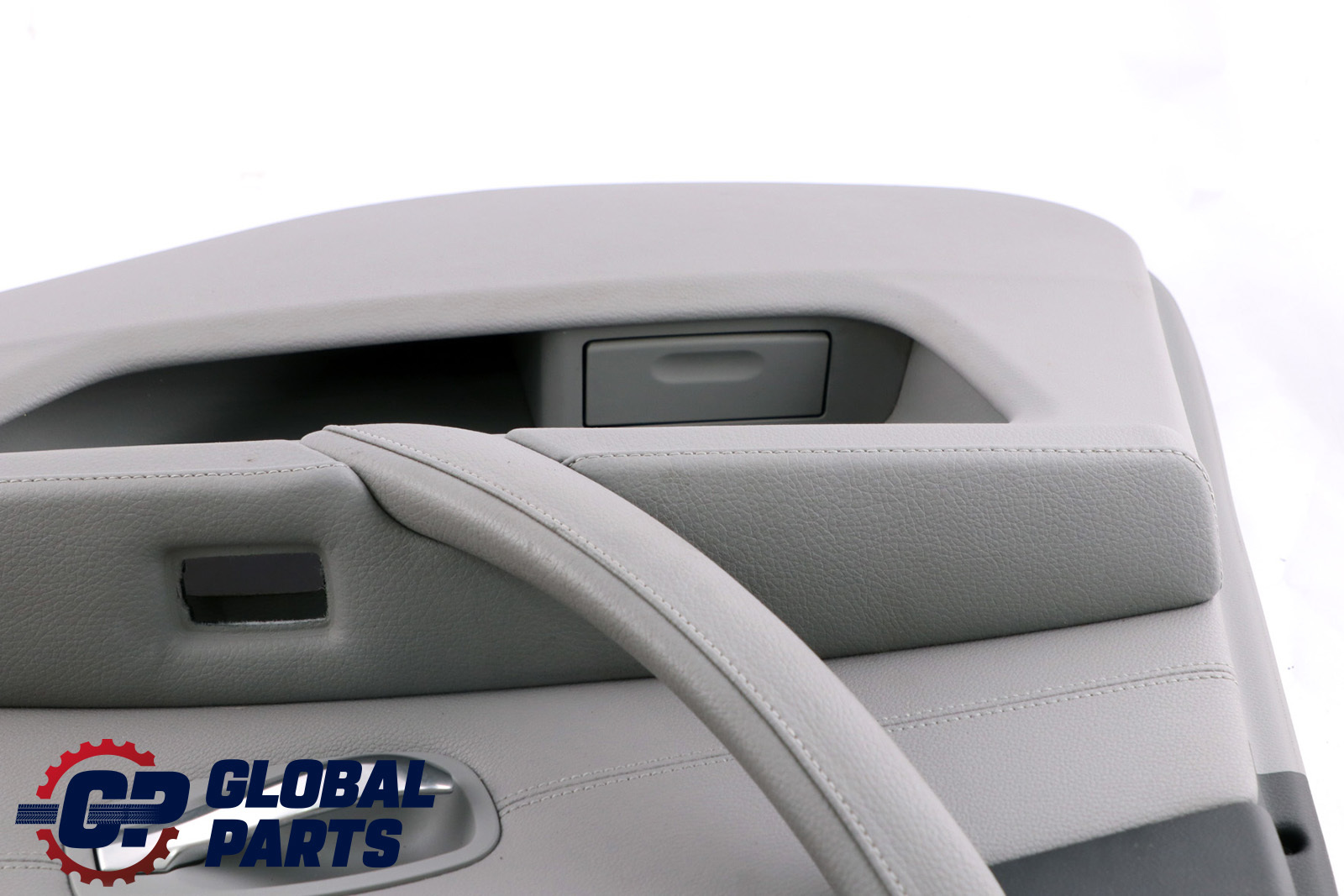 BMW 5 Series E60 E61 LCI Rear Right O/S Door Card Lining Leather Panel Grey