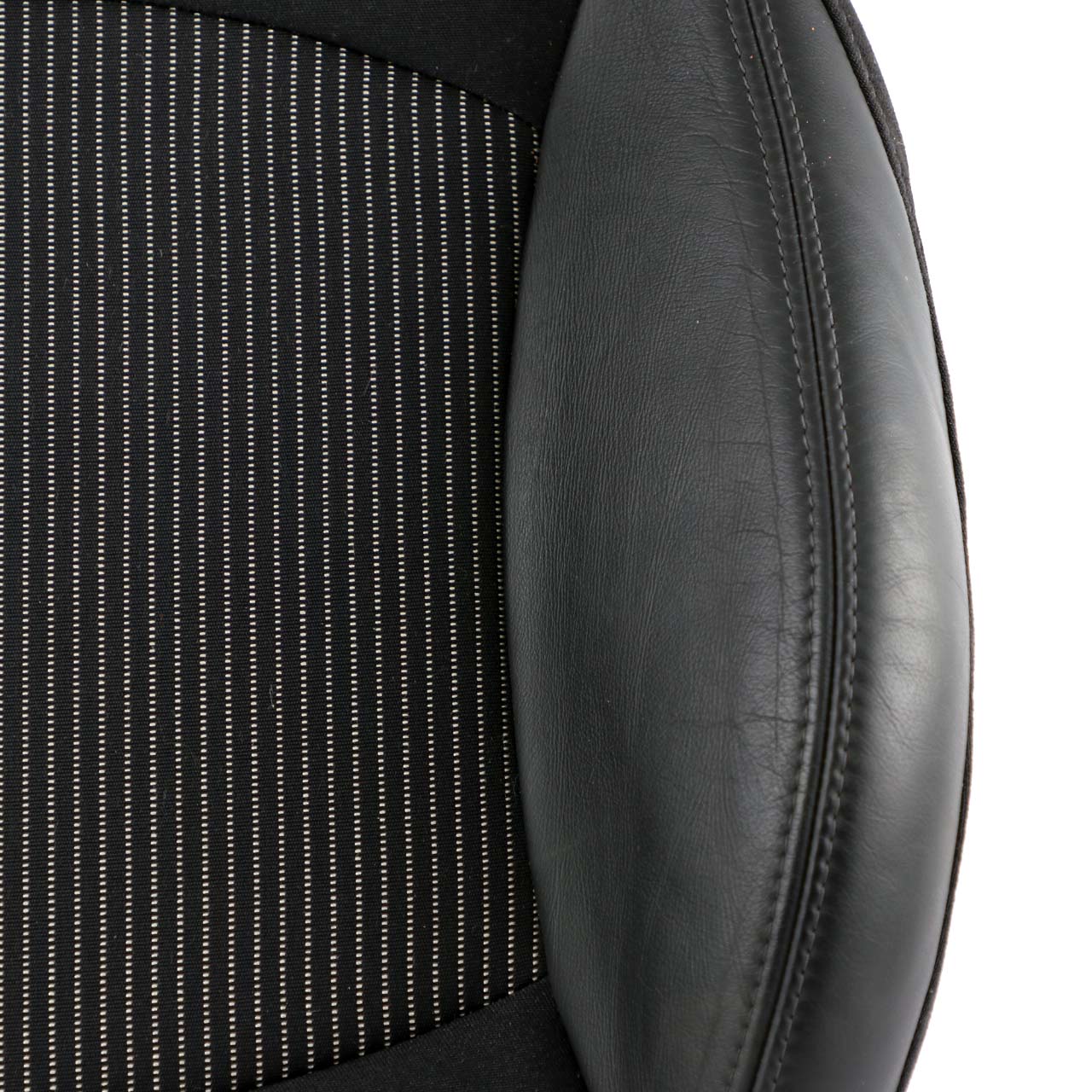 Mini Cooper R55 R56 R57 Front Left Sport Seat N/S Cover Black Cloth Leather