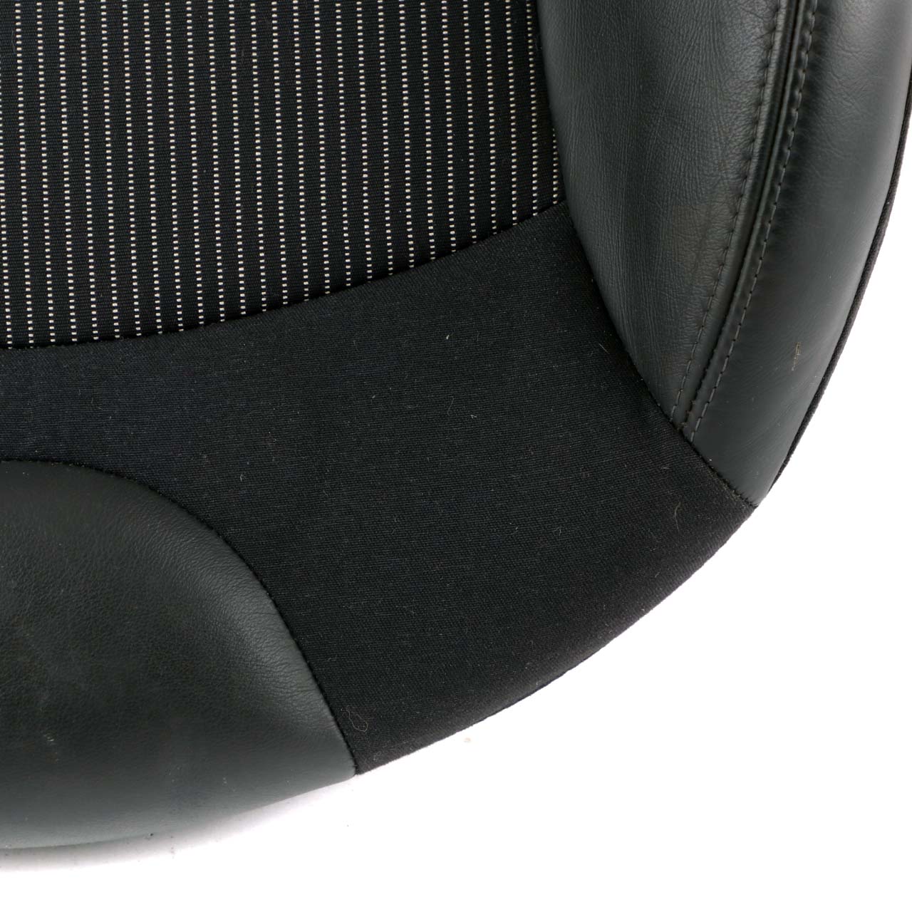 Mini Cooper R55 R56 R57 Front Left Sport Seat N/S Cover Black Cloth Leather