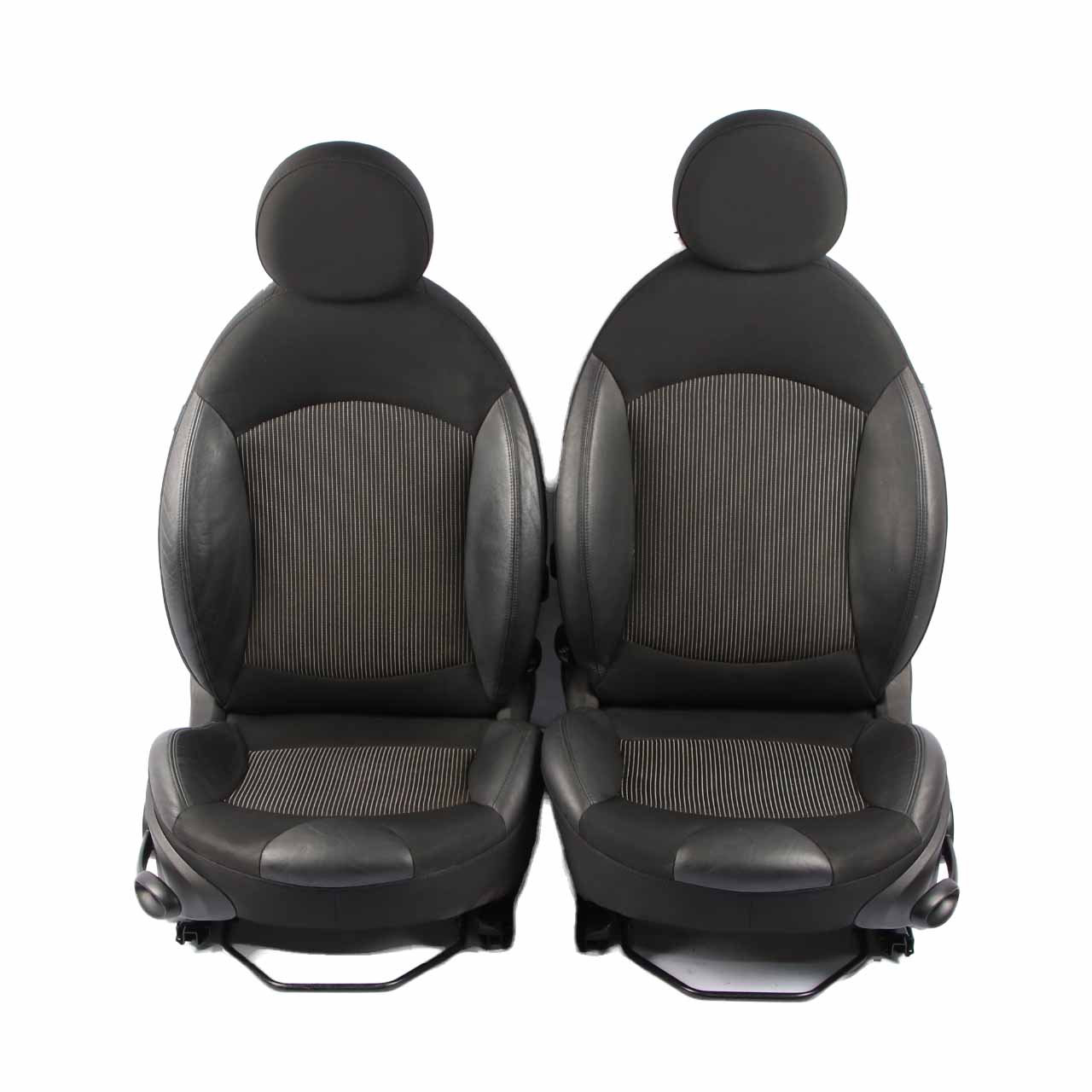 Seats Mini R56 Sport Fabric Cloth/Leather Ray Carbon-Black Front Rear Seat