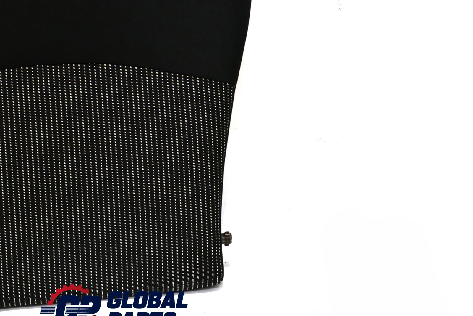 Mini Cooper R56 Rear Left N/S Seat Backrest Cloth / Leather Carbon Black