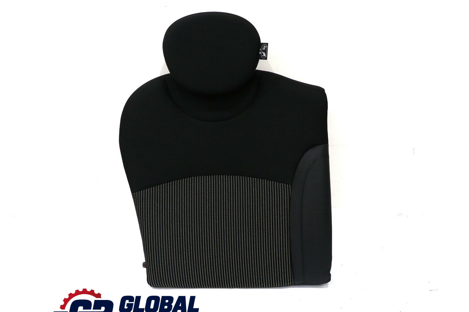 BMW MINI Cooper R56 Rear Right O/S Seat Backrest Cloth / Leather Carbon Black