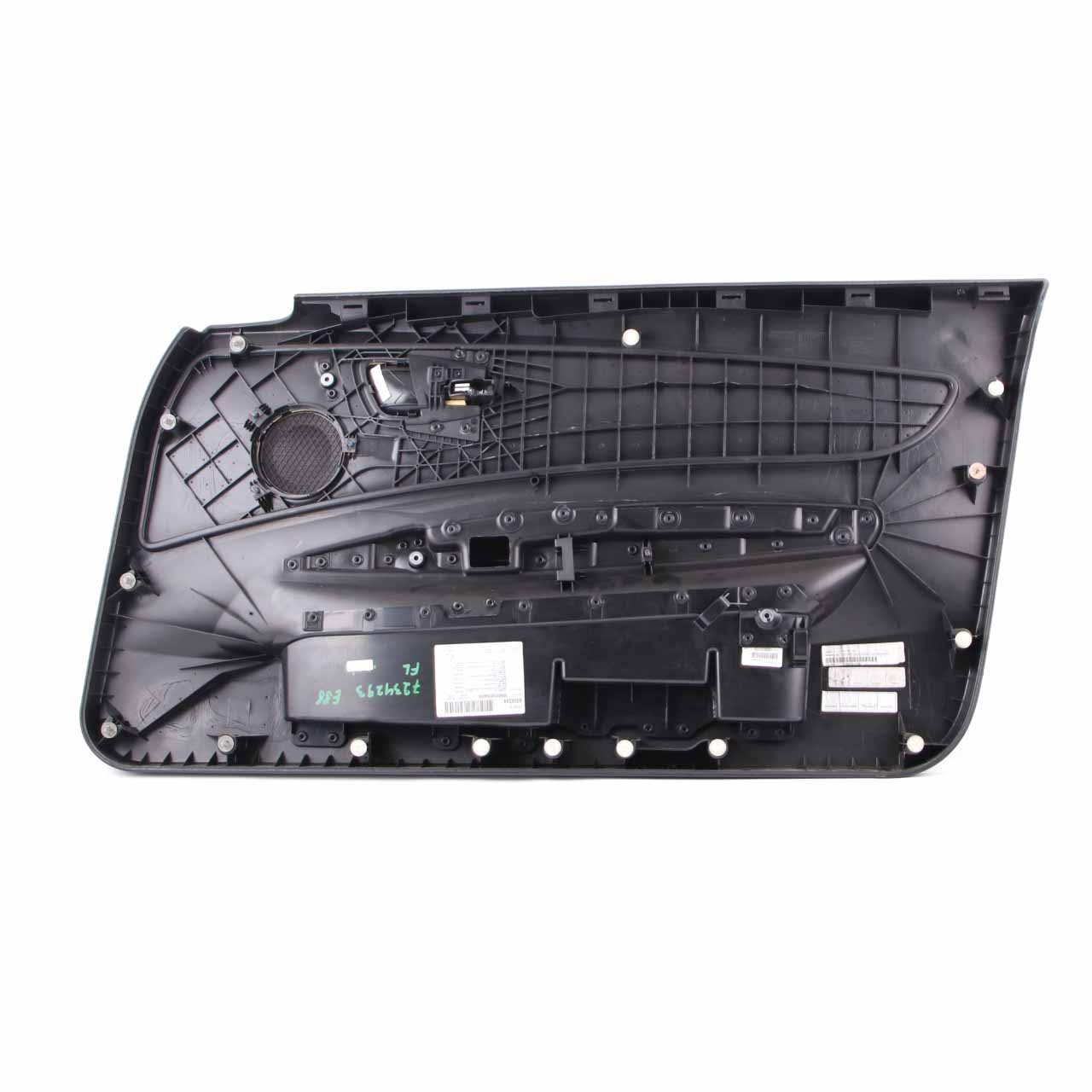 BMW 1 E88 Convertible Front Left N/S Trim Panel Door Card Leather Boston Black