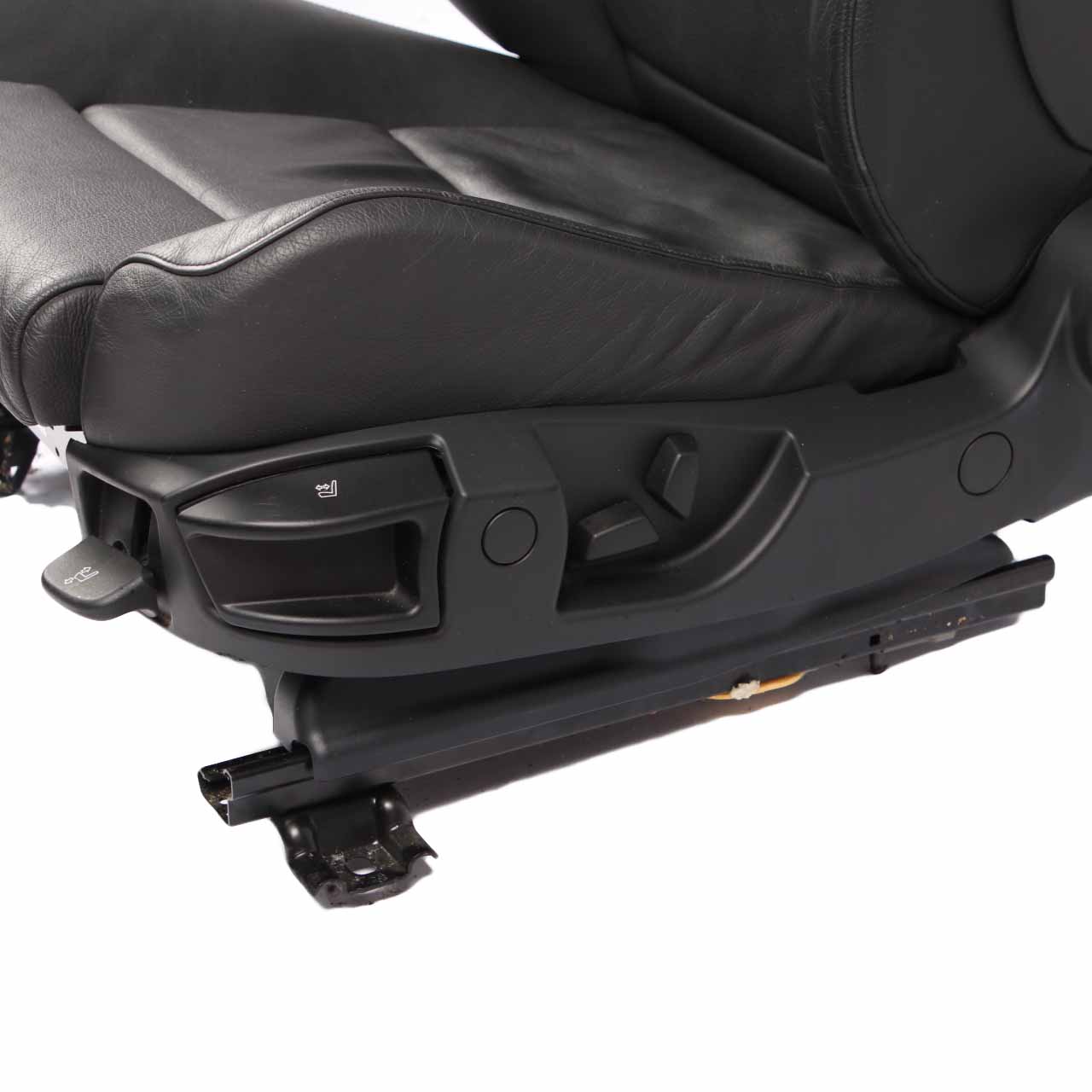 BMW E60 E61 LCI M Sport Black Leather Front Left N/S Seat