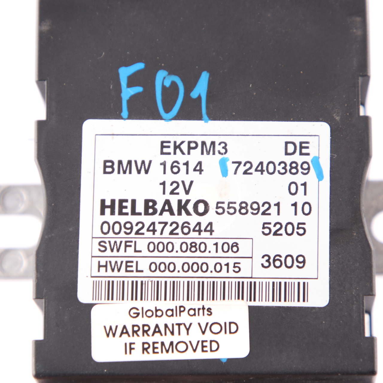 BMW F10 F11 Control Unit Module ECU For Fuel Pump 7240389