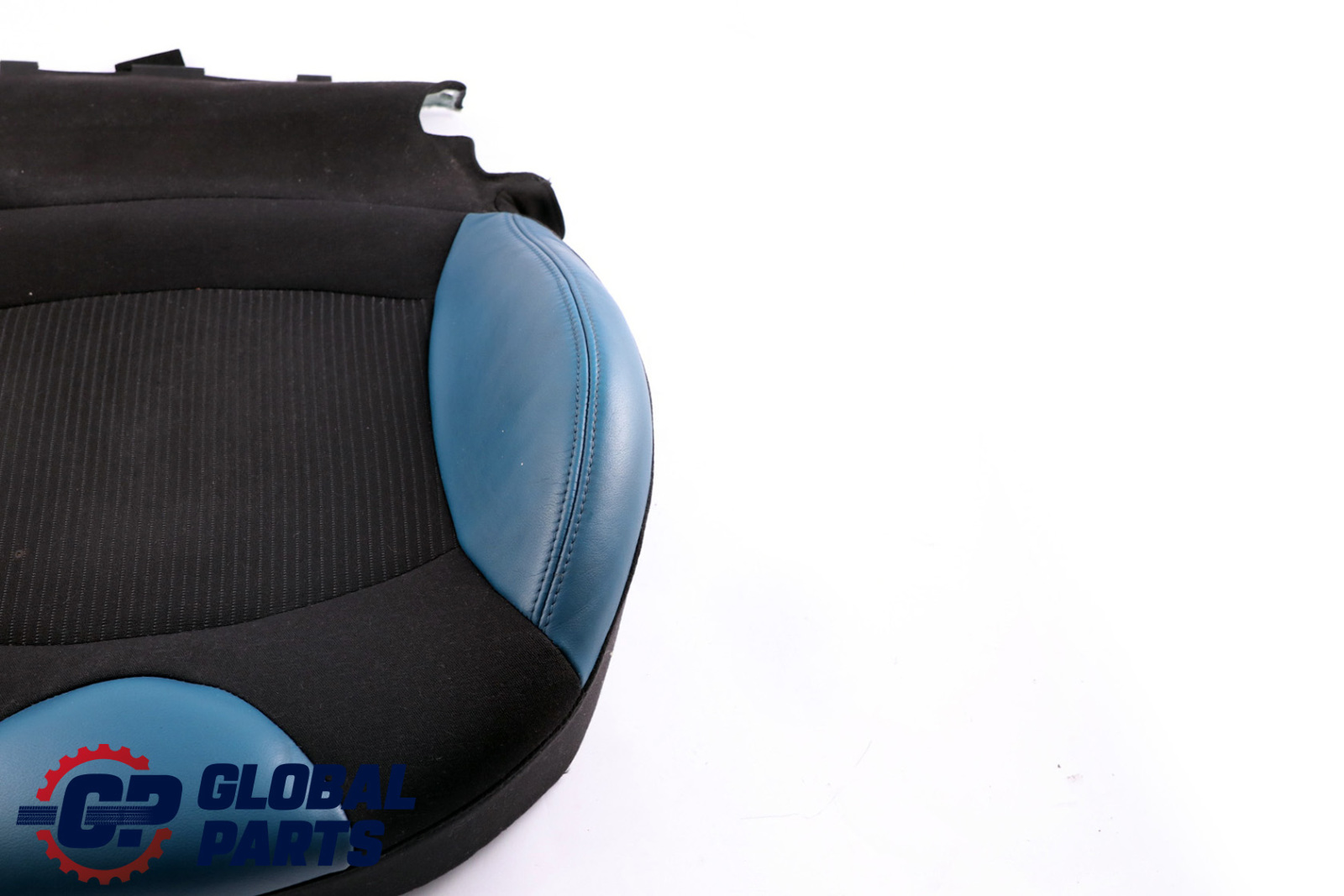 Mini Cooper R55 R56 Front Right O/S Sport Seat Cover Half Leather Blue