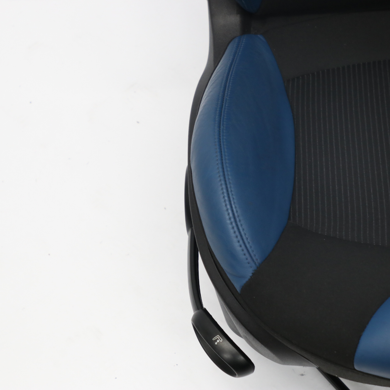 Front Seat Mini Cooper One R56 R57 Sport Right O/S Cloth Leather Black Blue