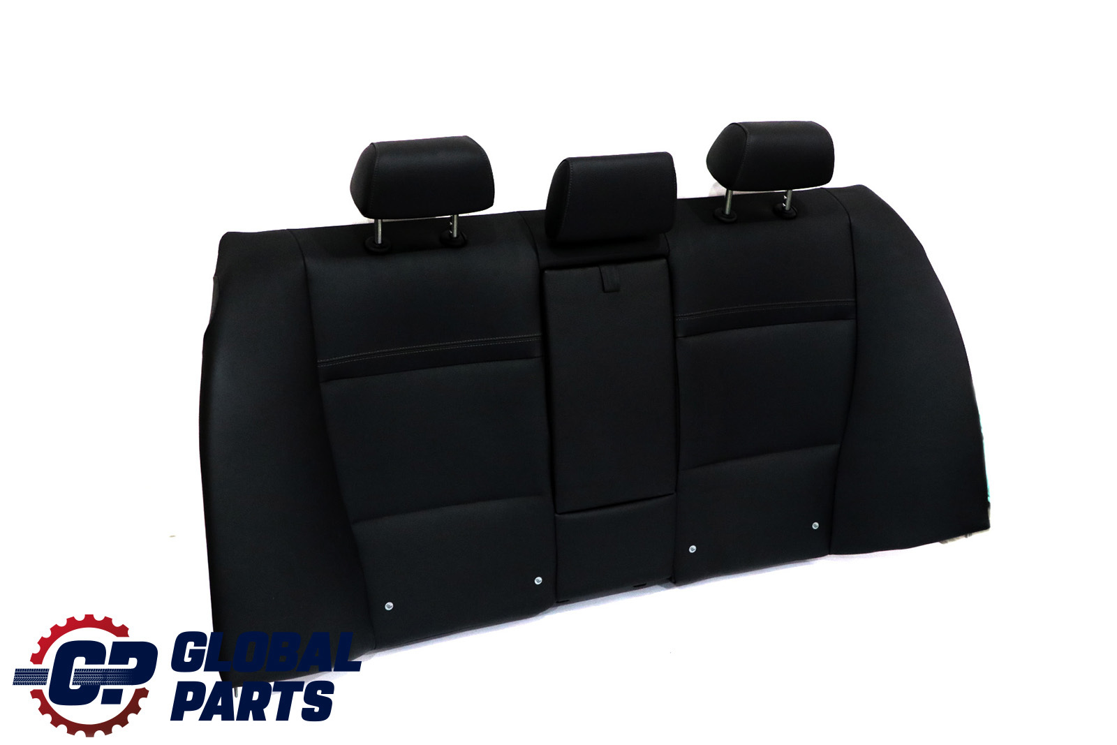 BMW 3 Series E90 LCI Black Schwarz Leather Backrest Rear Seat Couch Cover