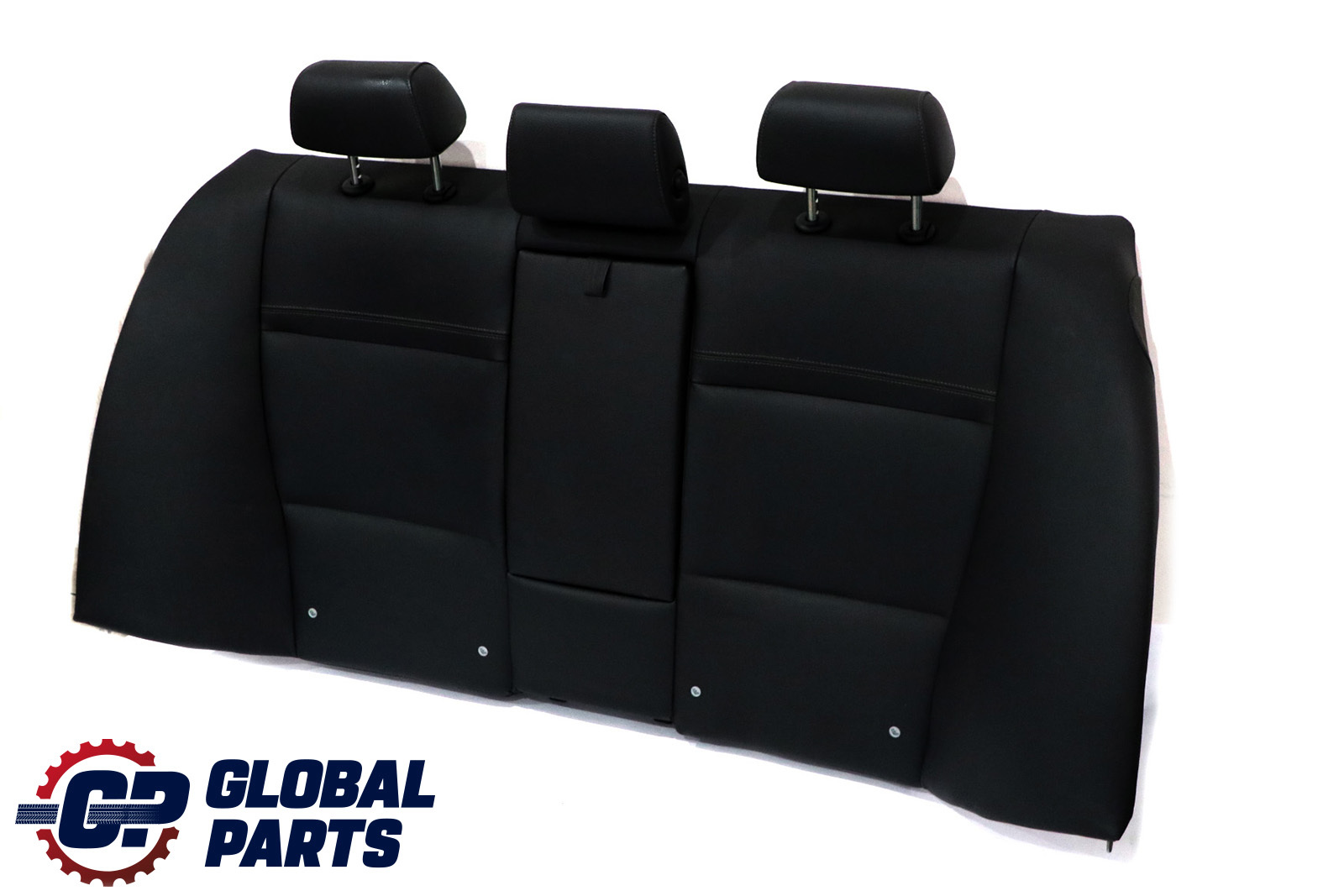 BMW 3 Series E90 LCI Black Schwarz Leather Backrest Rear Seat Couch Cover