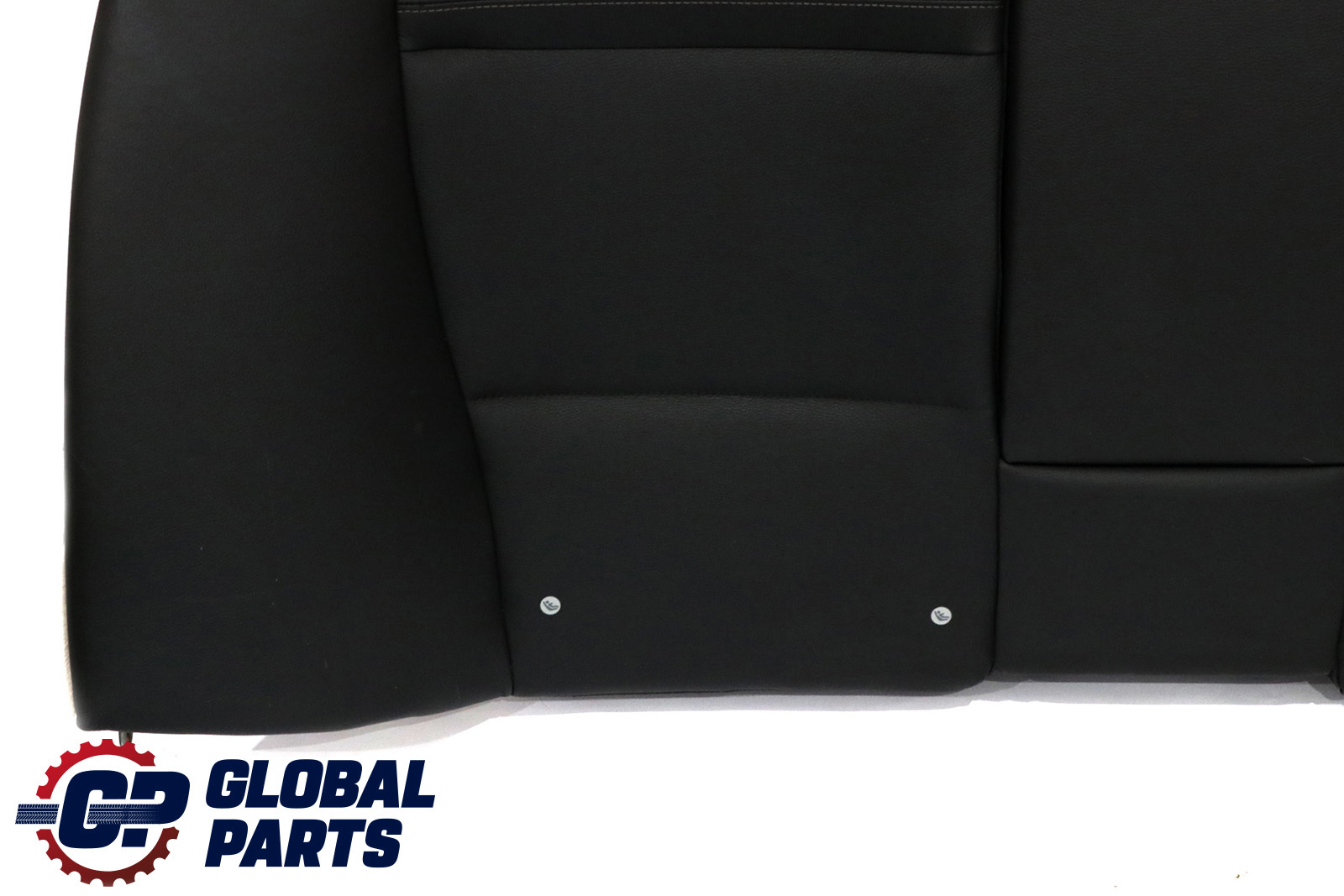 BMW 3 Series E90 LCI Black Schwarz Leather Backrest Rear Seat Couch Cover