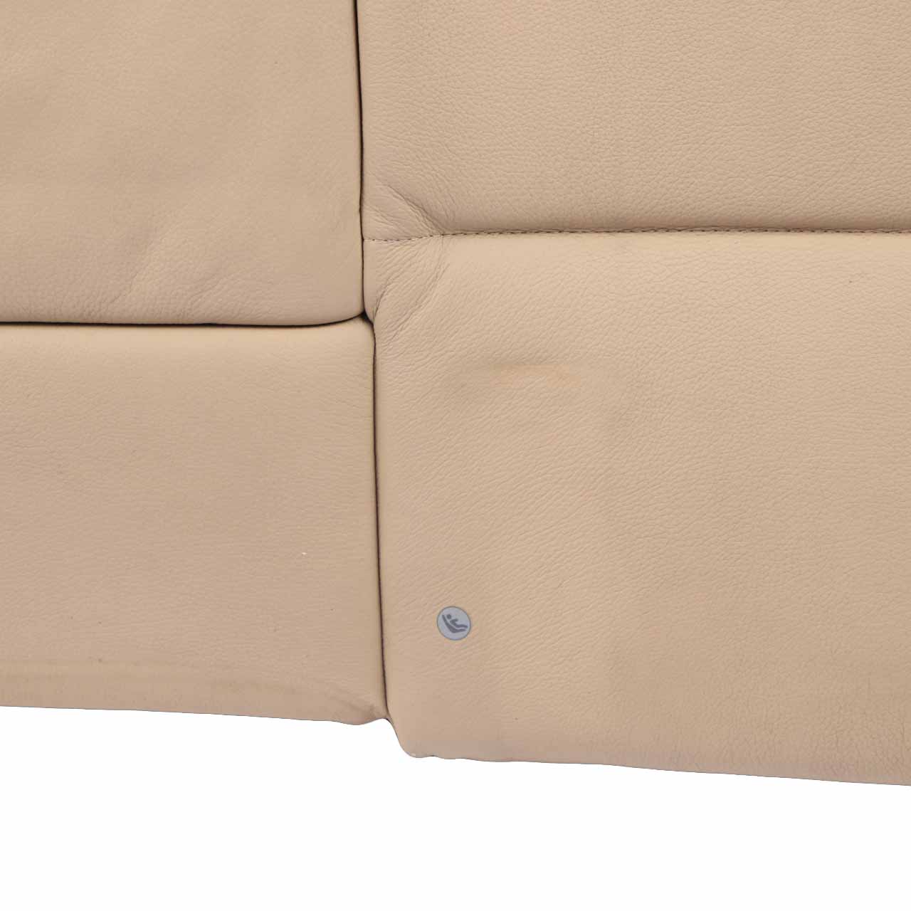 Rear Seat Backrest BMW E90 LCI Saloon Bench Back Cover Leather Dakota Beige