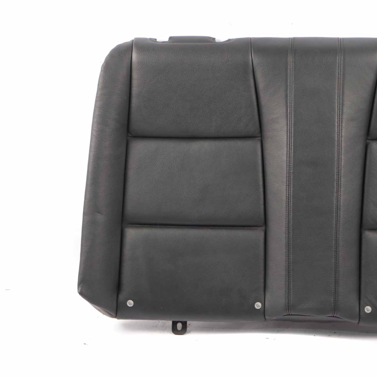 BMW E88 Convertible Rear Seat Cover Back Backrest Leather Boston Black