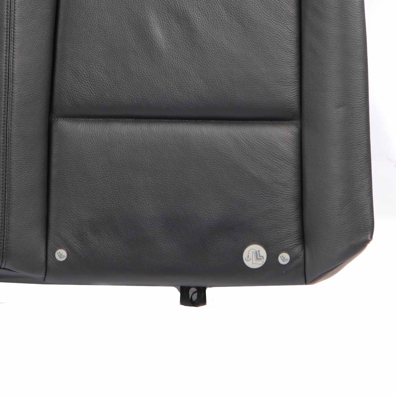 BMW E88 Convertible Rear Seat Cover Back Backrest Leather Boston Black