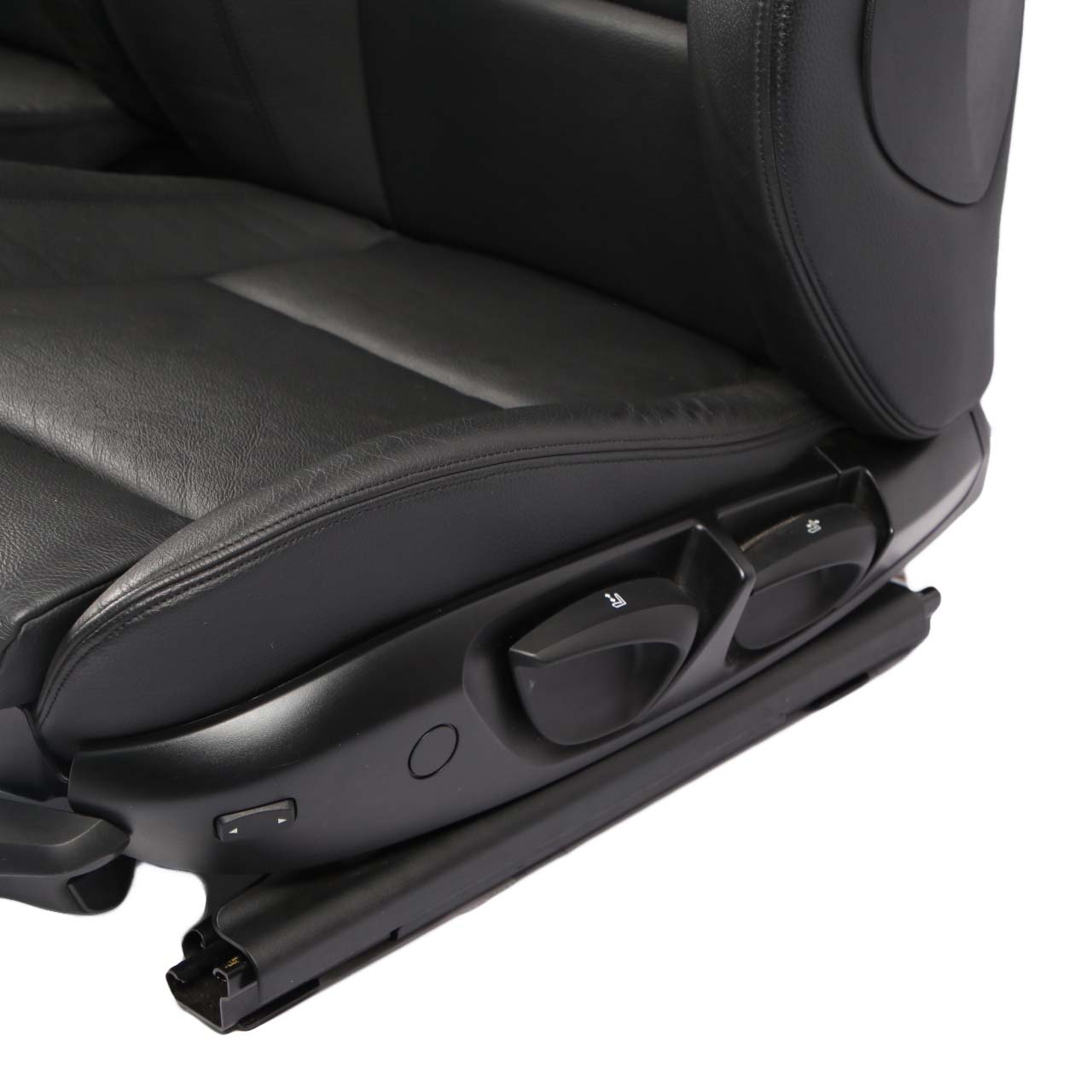 BMW E81 Leather Seats M Sport Black Front Rear Seat Sofa Bench with Door Cards