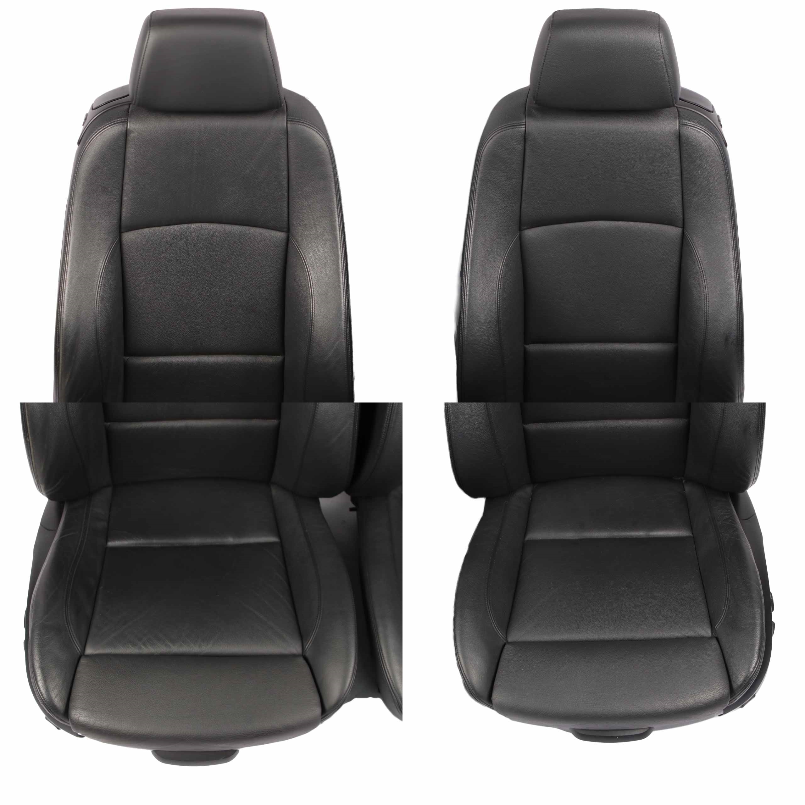 Leather Seats BMW E82 Coupe M Sport Black Seat Memory Sofa Bench Door Cards