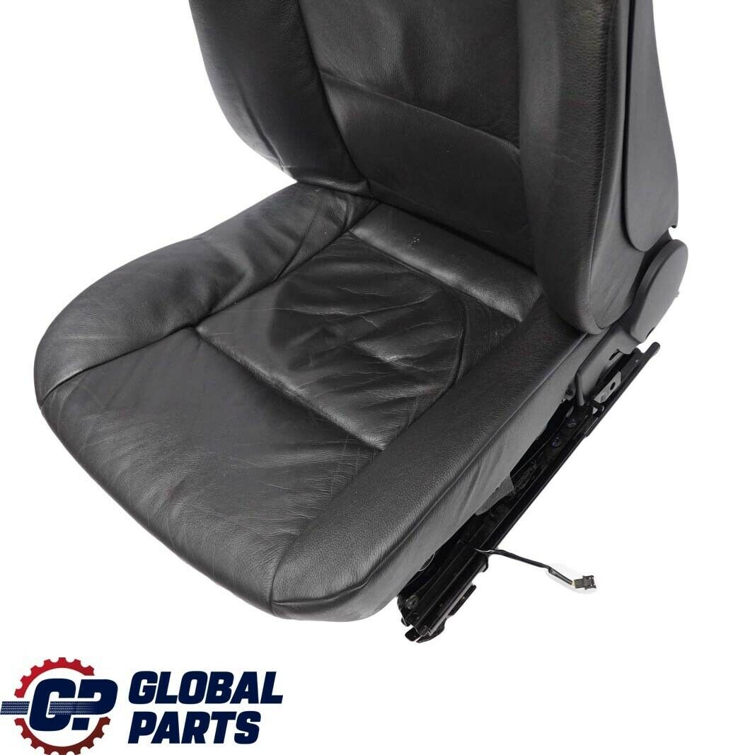 BMW 5 Series E60 E61 Black Leather Dakota Front Right O/S Seat Driver Side