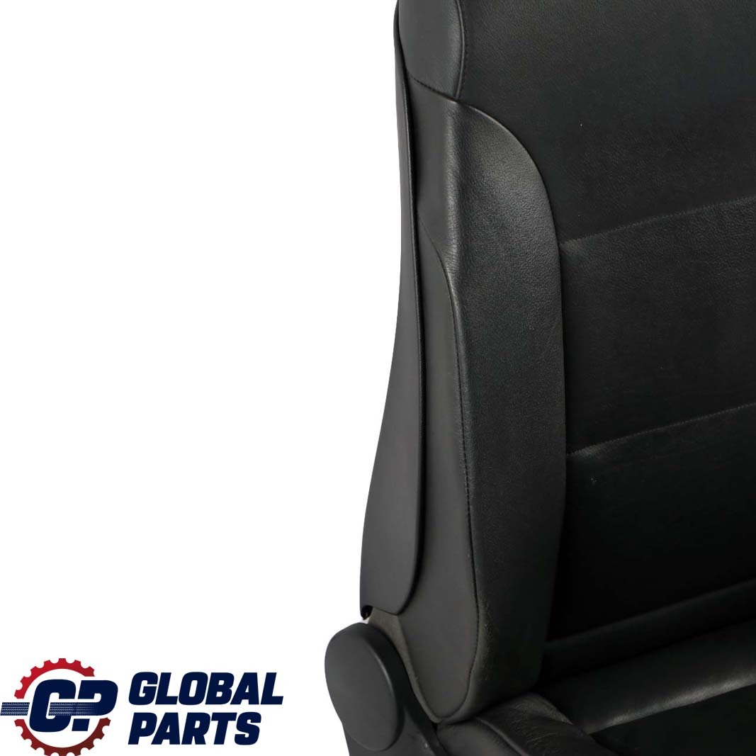 BMW 5 Series E60 E61 Black Leather Dakota Front Right O/S Seat Driver Side