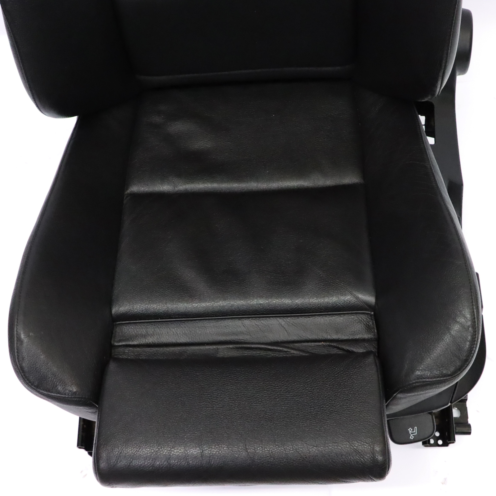 BMW E60 E61 M Sport Front Left N/S Seat Black Leather Dakota Interior