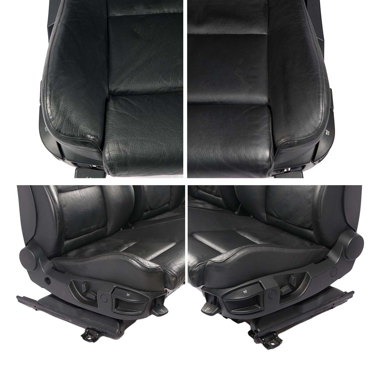 Seats Leather BMW E60 LCI Sport Black Interior Front Rear Seat With Door Cards