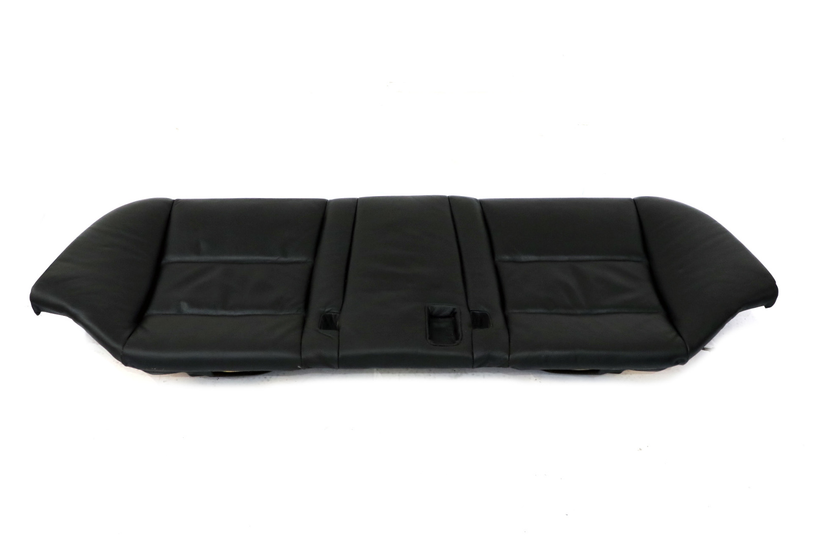 BMW 5 Series E60 E60N LCI Black Leather Interior Rear Seat Sofa Couch Bench