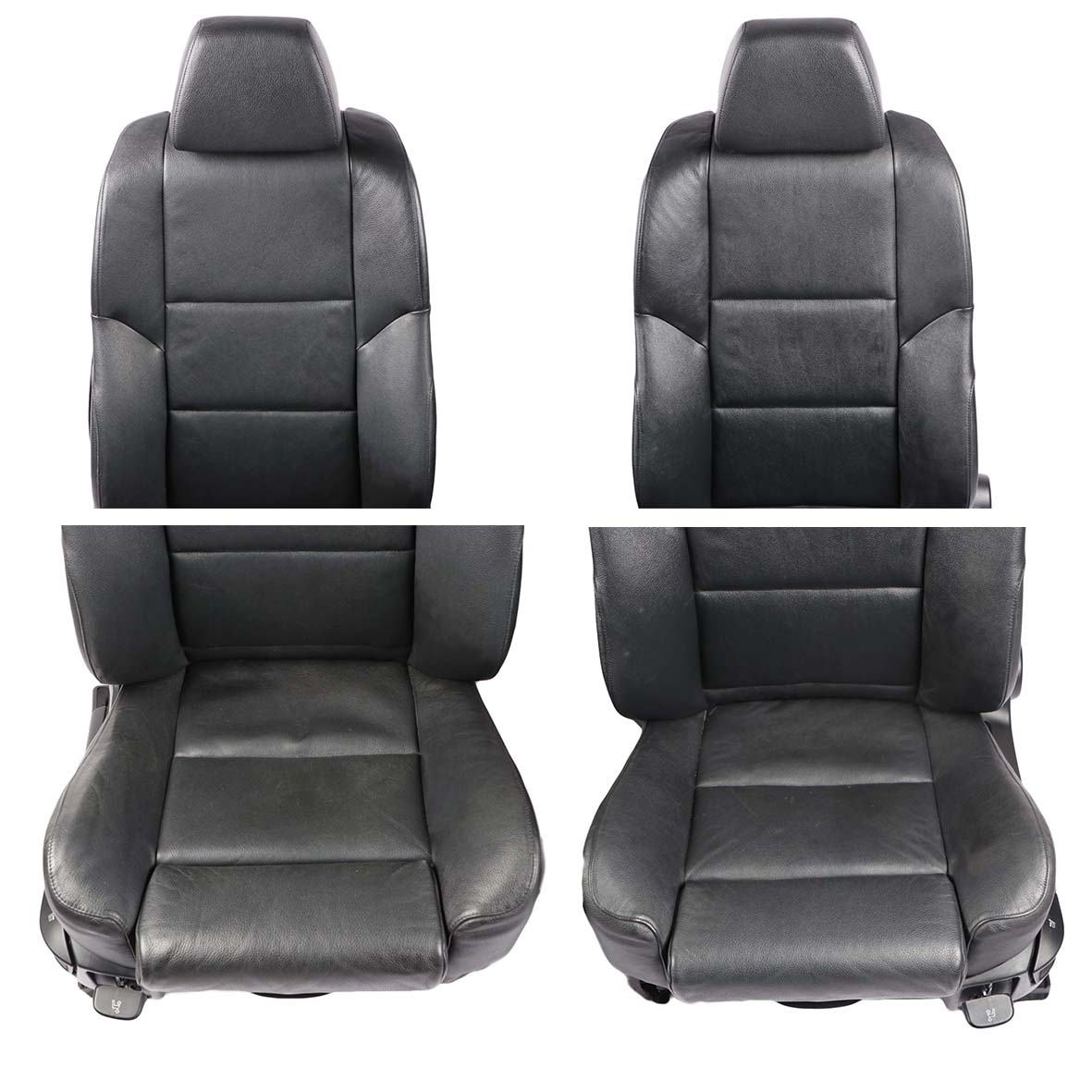 BMW 5 Series E60 LCI Sport Heated Black Leather Interior Seats With Door Cards